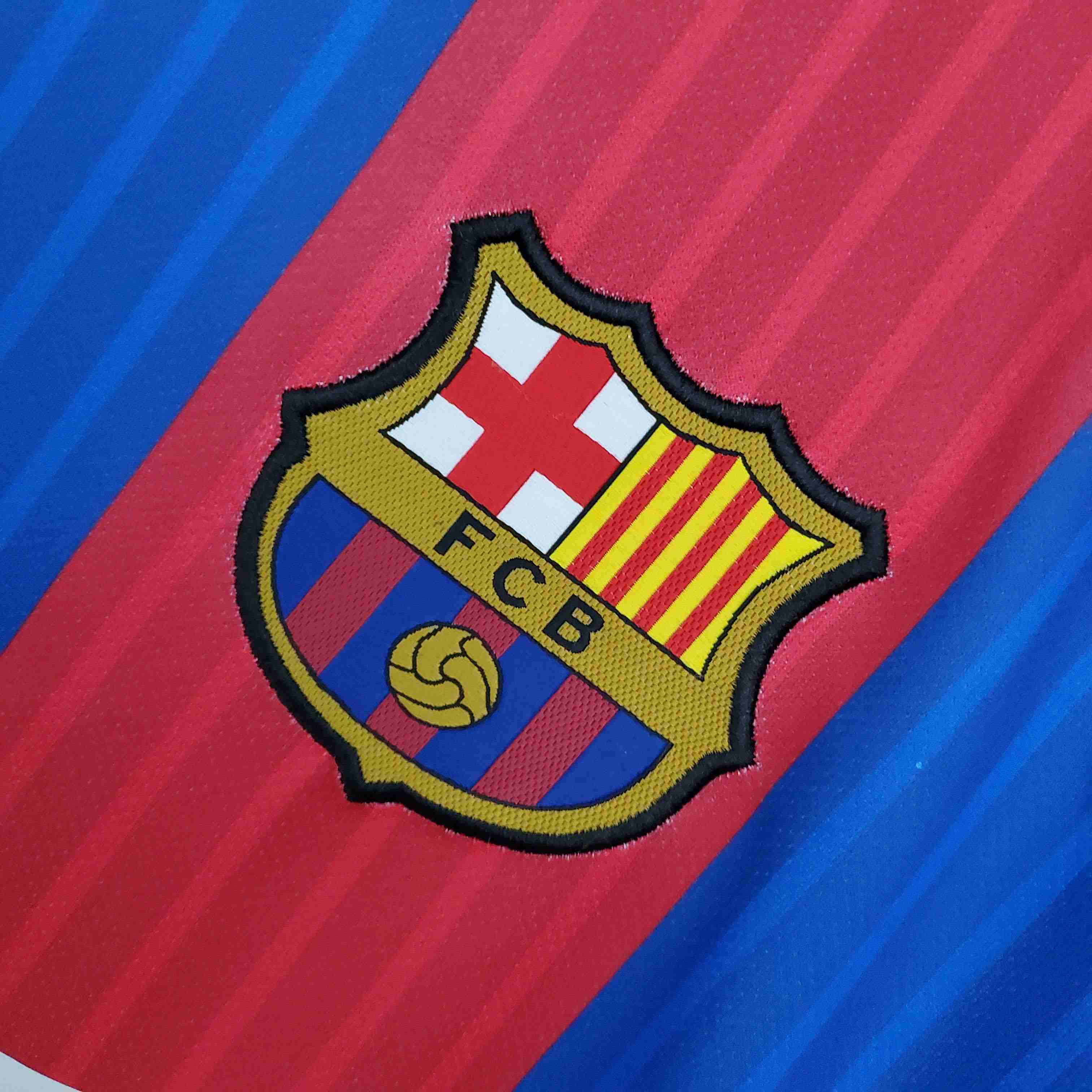 2016/2017 Retro Barcelona Football Shirt Home-mysite Custom Football Kit- Nextkits