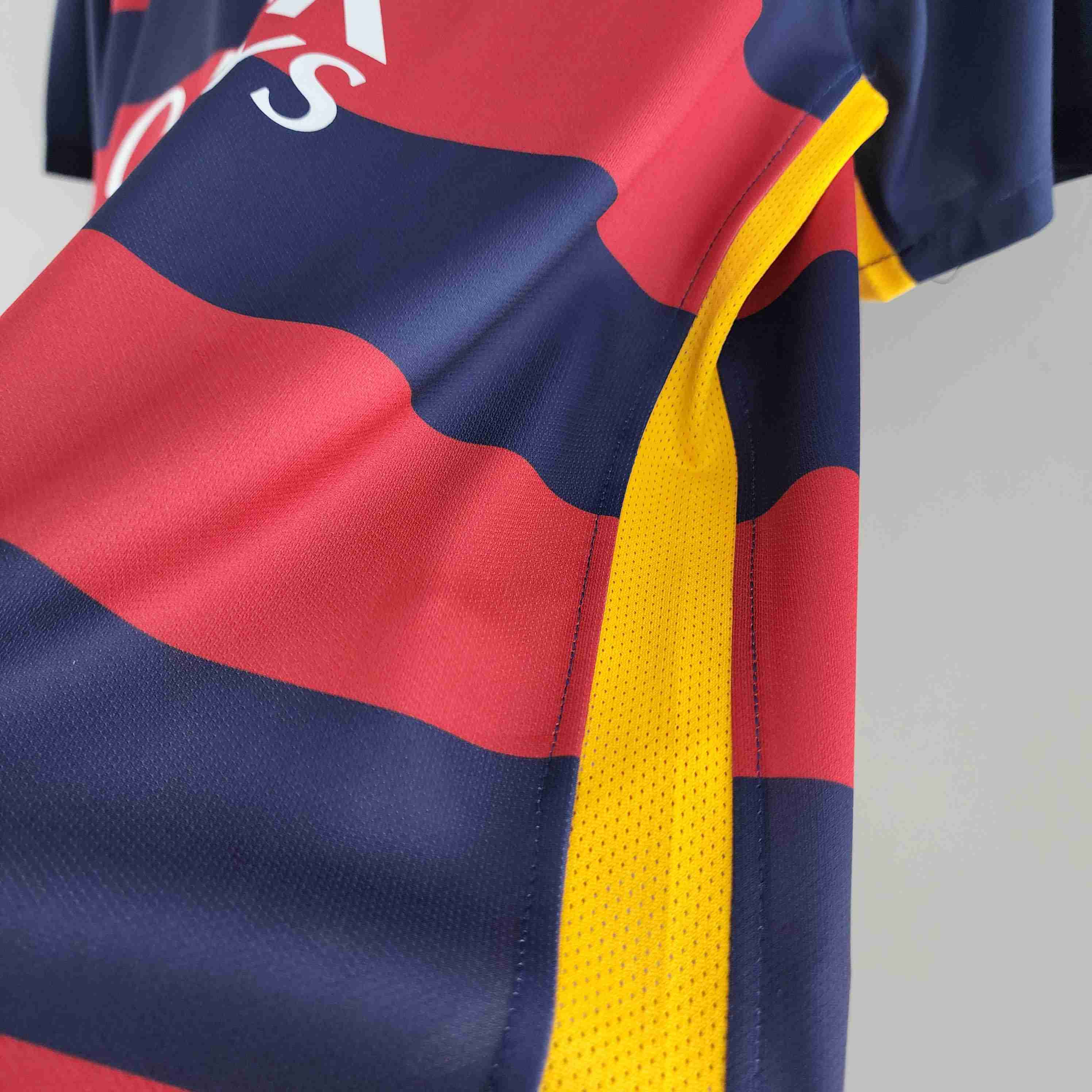 2015/2016 Retro Barcelona Football Shirt Home-mysite Custom Football Kit- Nextkits