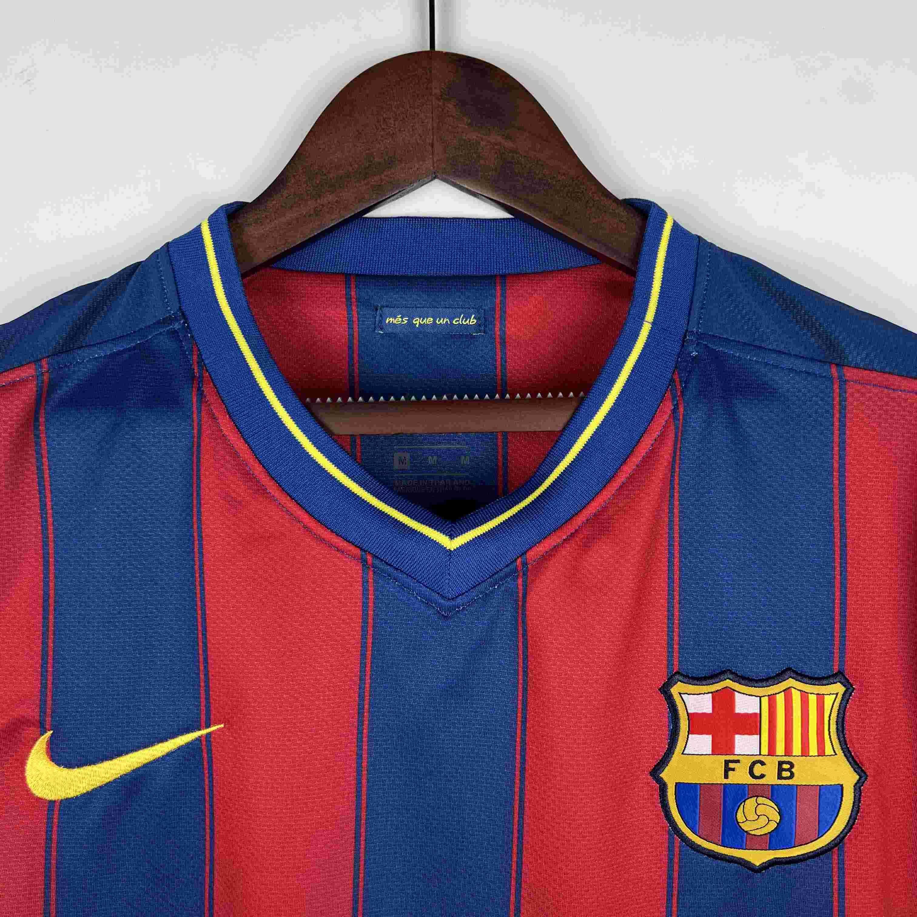 2009/2010 Retro Barcelona Home Football Shirt-mysite Custom Football Kit- Nextkits