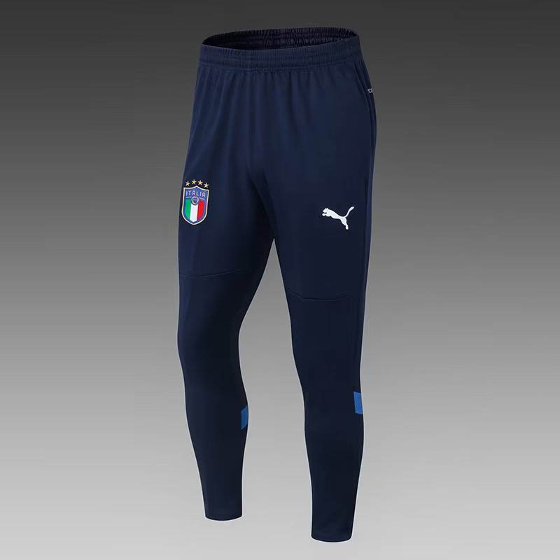 2022 Italy Half-Pull Training Suit Blue Soccer Shirt Set-mysite Custom Football Kit- Nextkits