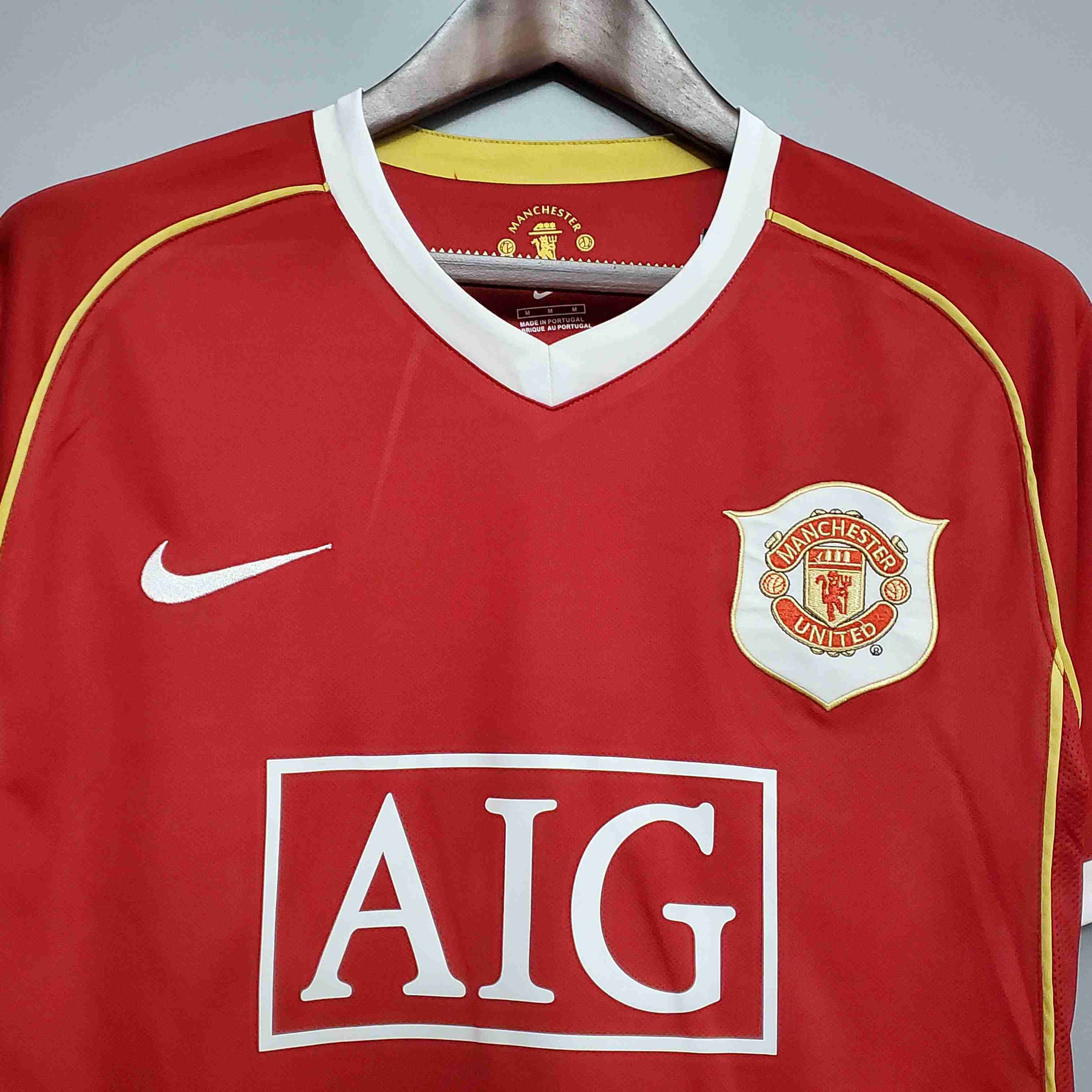 2006/2007 Retro Manchester United Home Football Shirt-mysite Custom Football Kit- Nextkits
