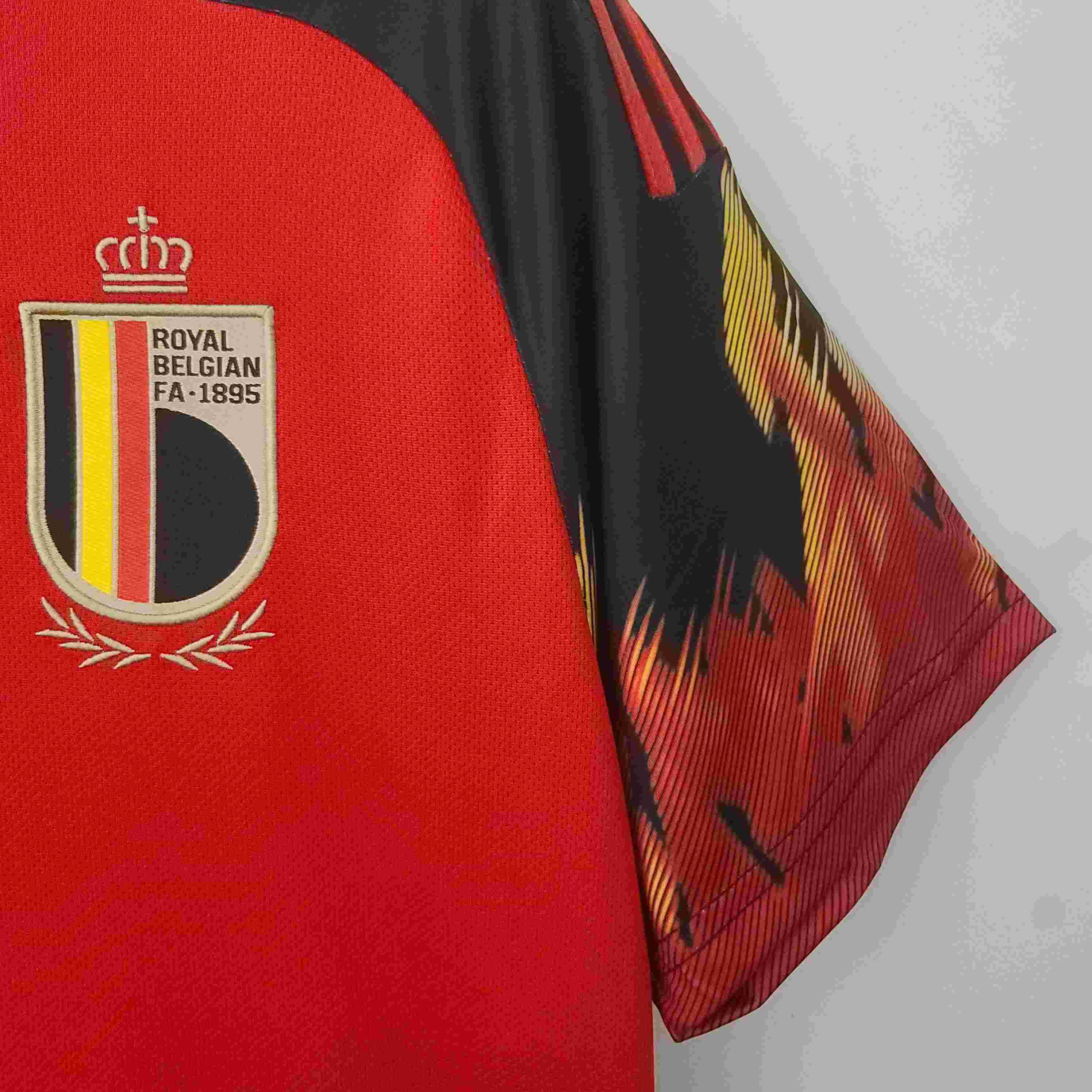 2022 FIFA World Cup Belgium Home Soccer Shirt-mysite Custom Football Kit- Nextkits