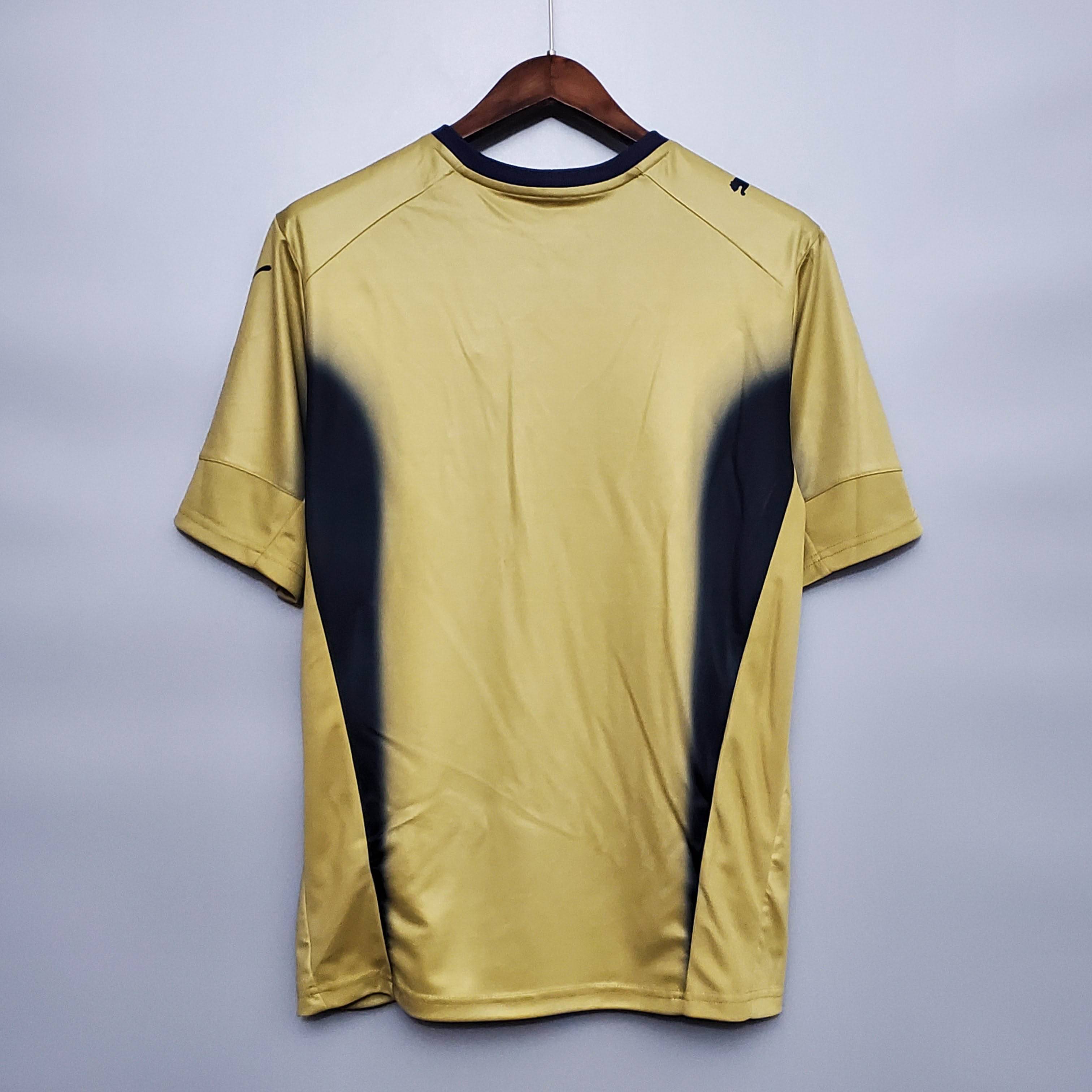 2006 Retro Italy Goalkeeper Gold Soccer Shirt-mysite Custom Football Kit- Nextkits