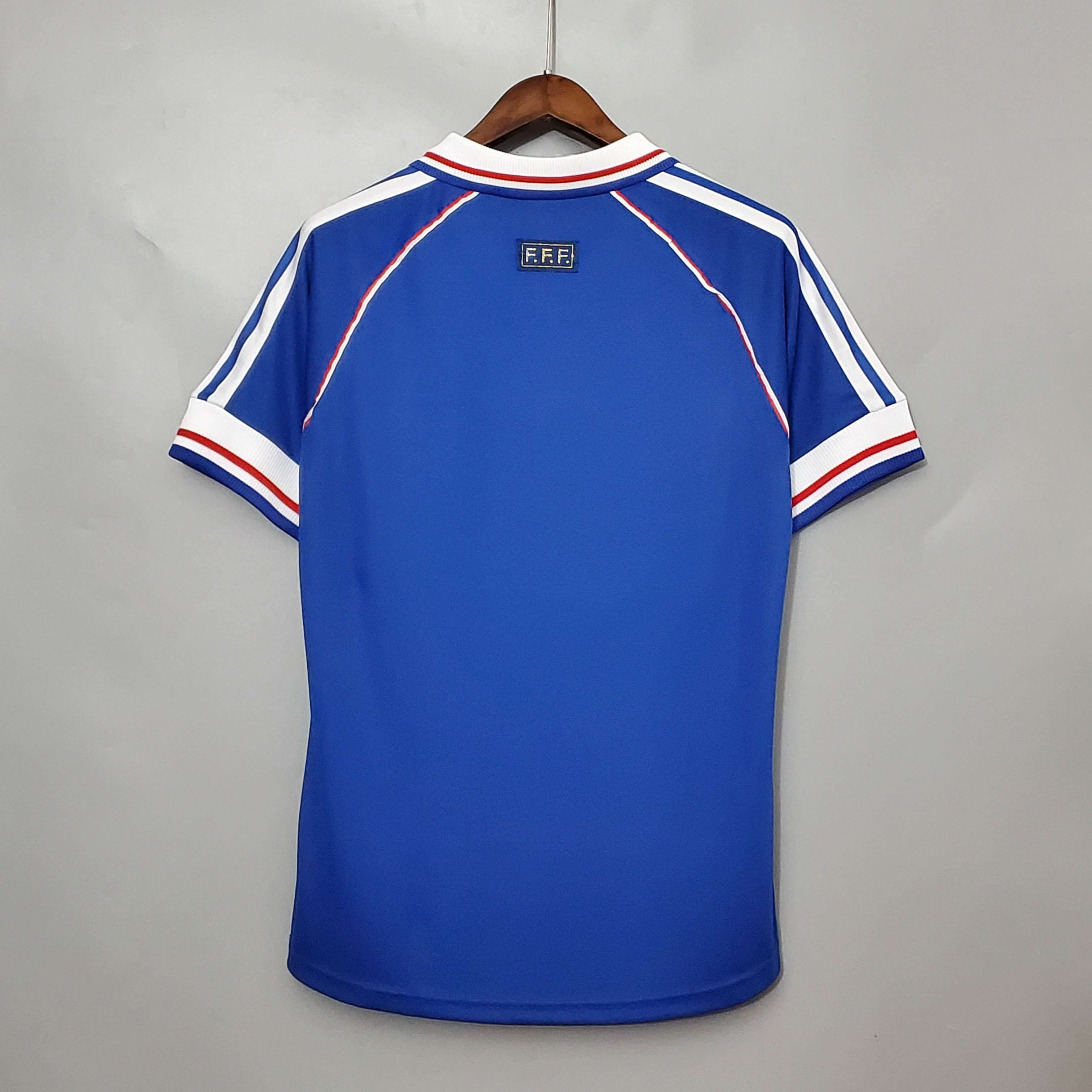 1998 Retro France Home Football Shirt-mysite Custom Football Kit- Nextkits