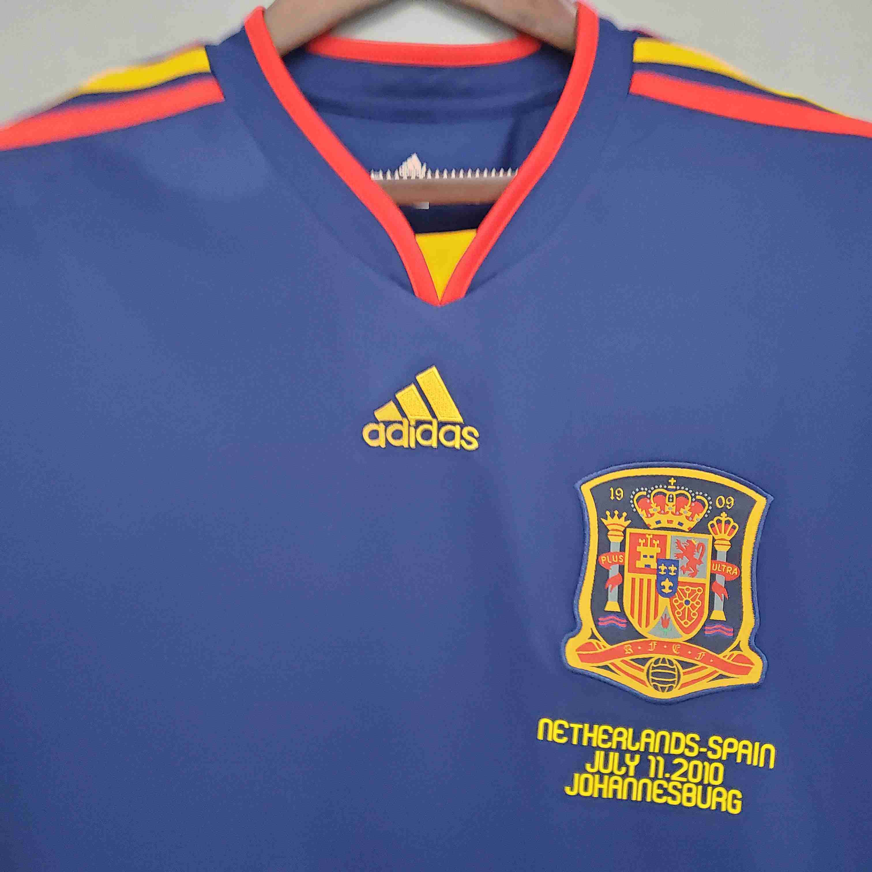 2010 Retro Spain Away Soccer Shirt-mysite Custom Football Kit- Nextkits