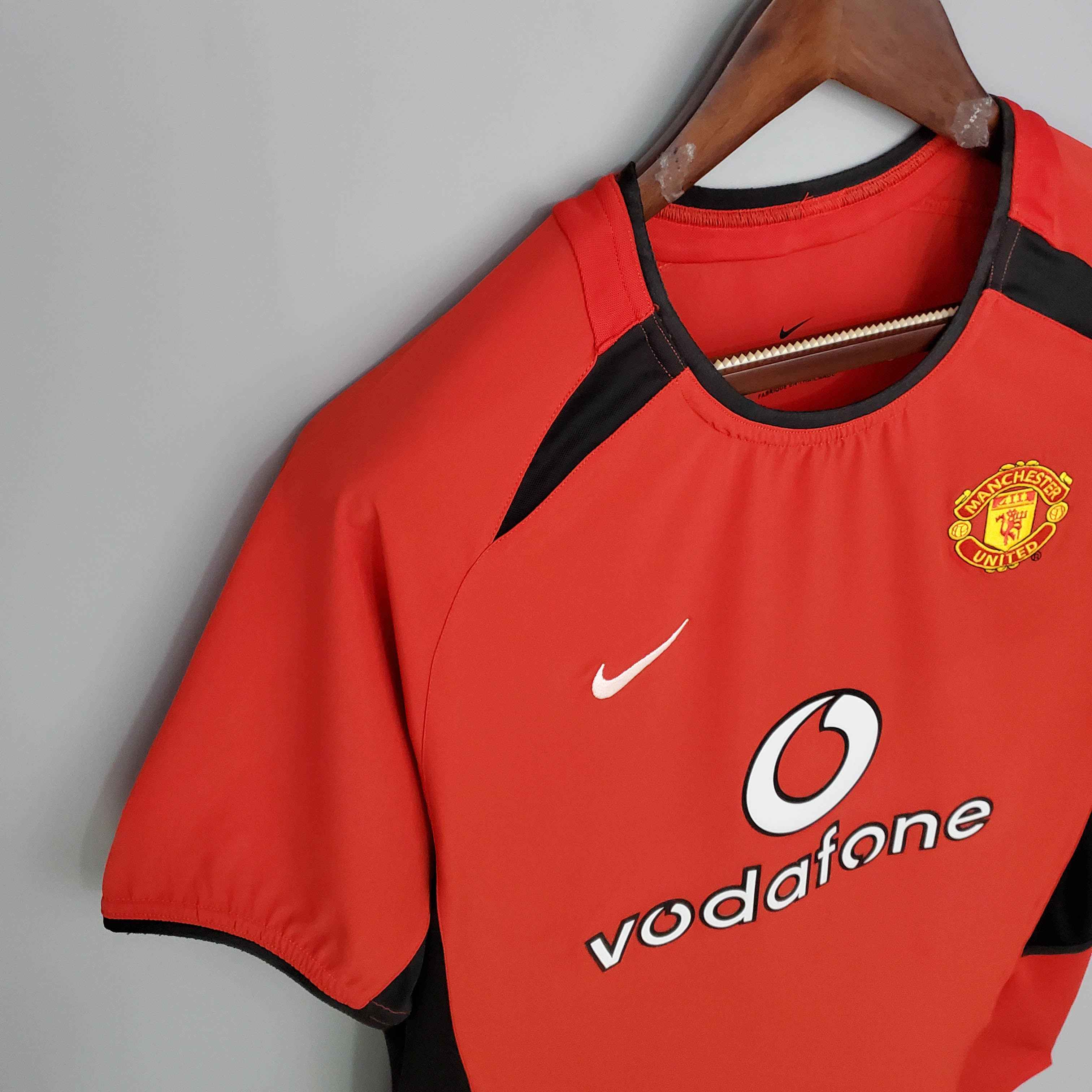 2002/2004 Retro Manchester United Home Football Shirt-mysite Custom Football Kit- Nextkits