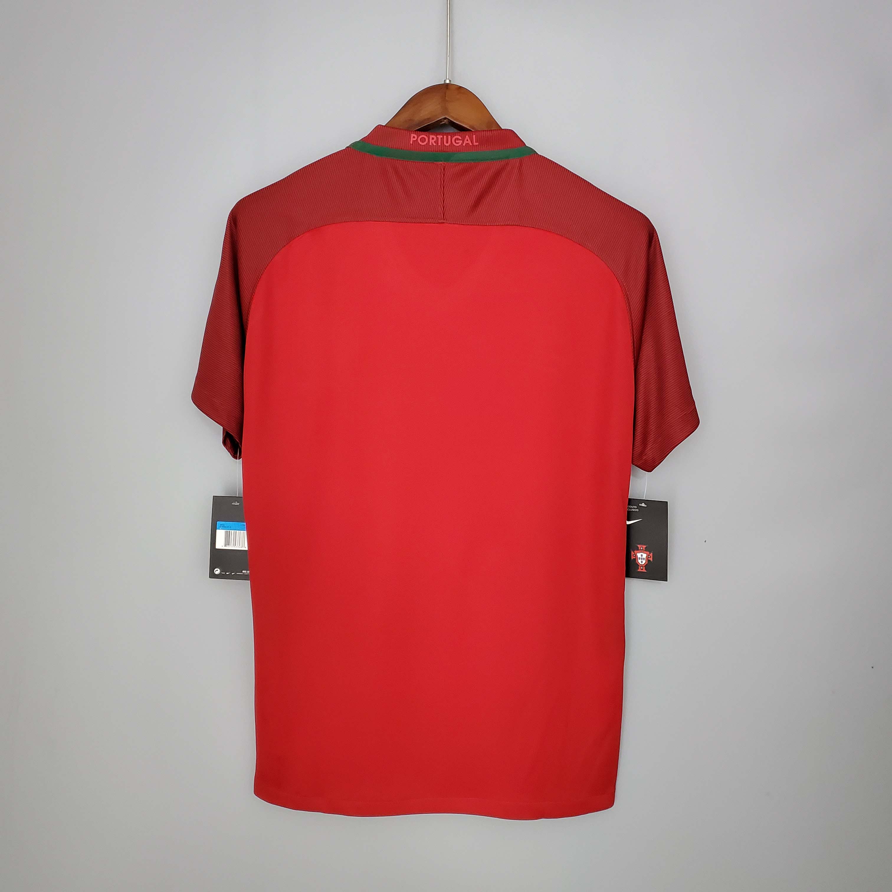 2016 Retro Portugal Home Football Shirt-mysite Custom Football Kit- Nextkits