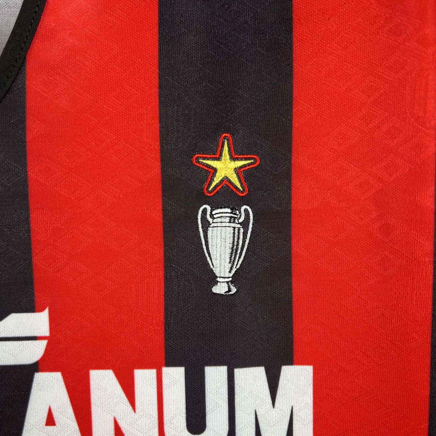 1989/1990 Retro AC Milan Home Football Shirt-mysite Custom Football Kit- Nextkits