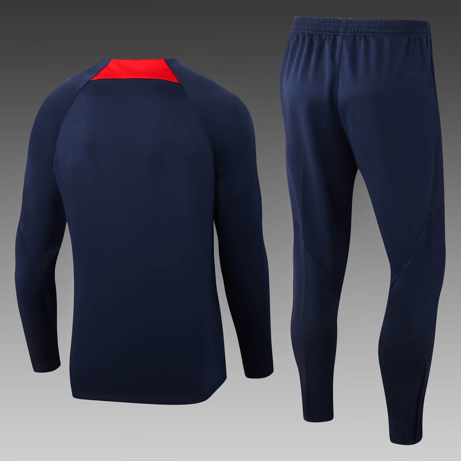 2022/2023 Psg Paris Saint-Germain Half-Pull Training Suit Royal Blue Set-mysite Custom Football Kit- Nextkits