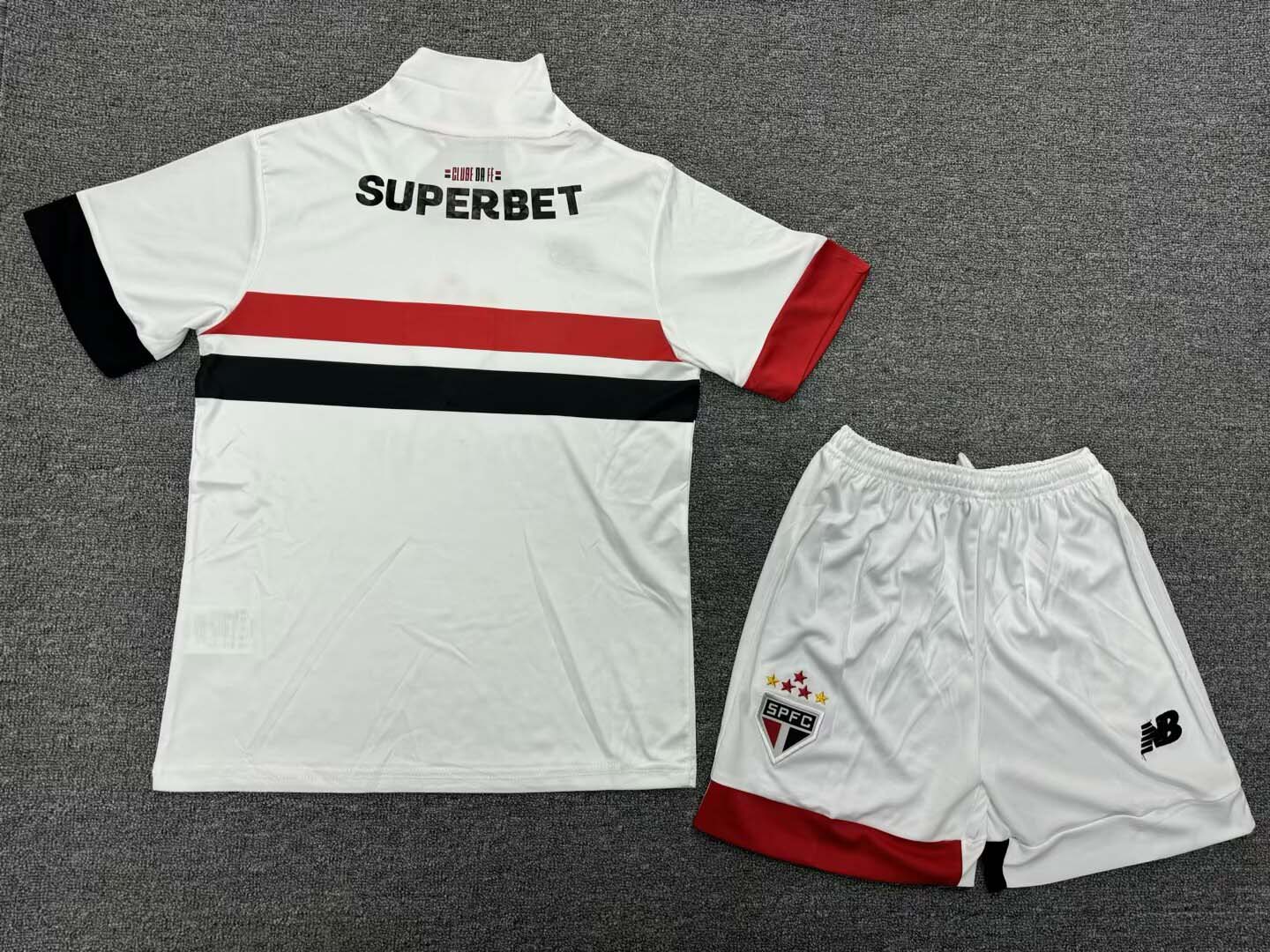2024/2025 São Paulo Home Jersey Kids Size Suit-mysite Custom Football Kit- Nextkits