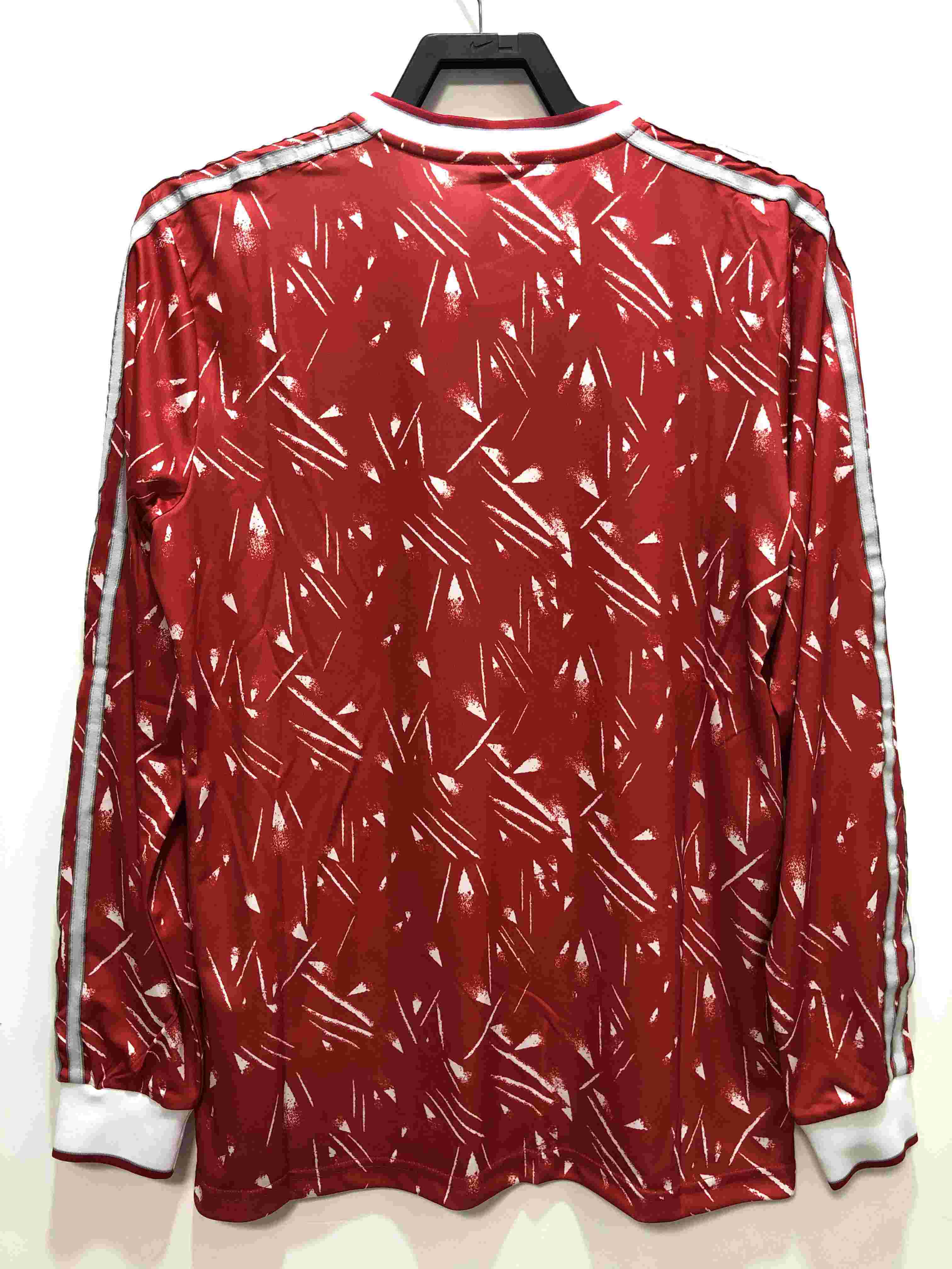 1989/1991 Retro Long Sleeve Liverpool Home Football Shirt-mysite Custom Football Kit- Nextkits