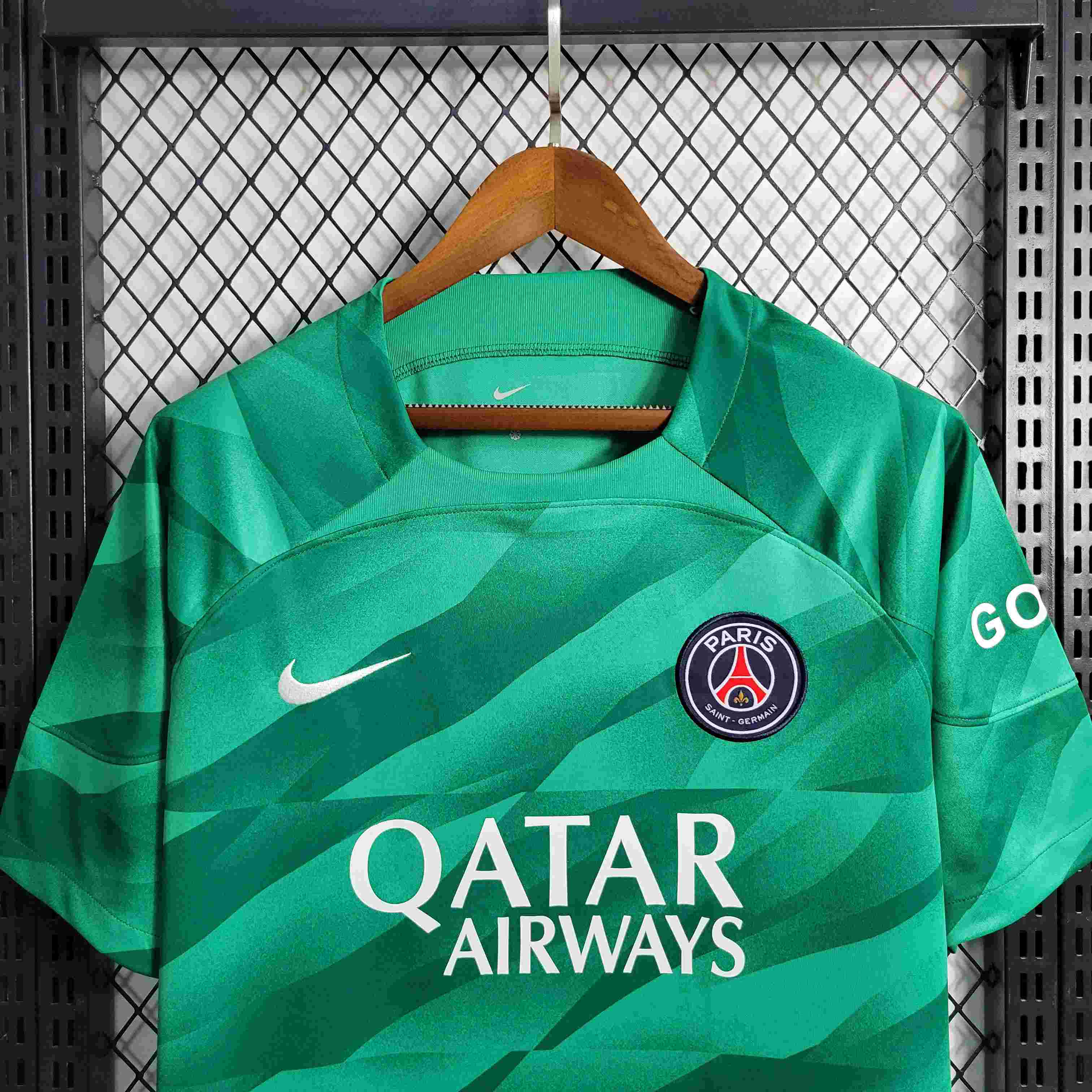 2023/2024 Psg Paris Saint-Germain Goalkeeper Green Football Shirt-mysite Custom Football Kit- Nextkits