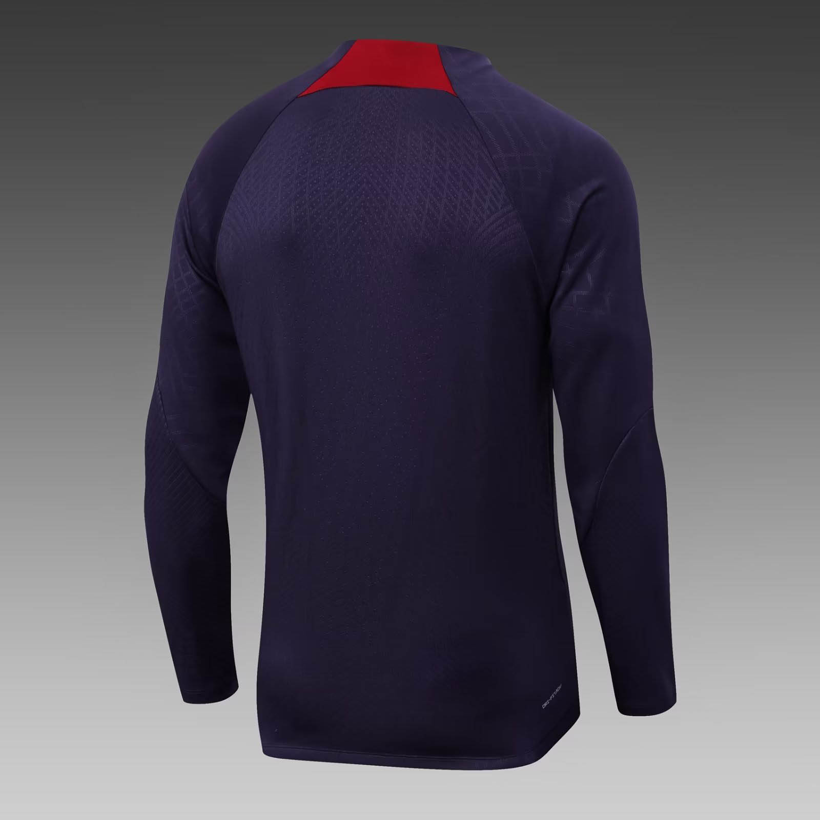 2023/2024 Psg Paris Saint-Germain Half-Pull Training Suit Purple Set-mysite Custom Football Kit- Nextkits