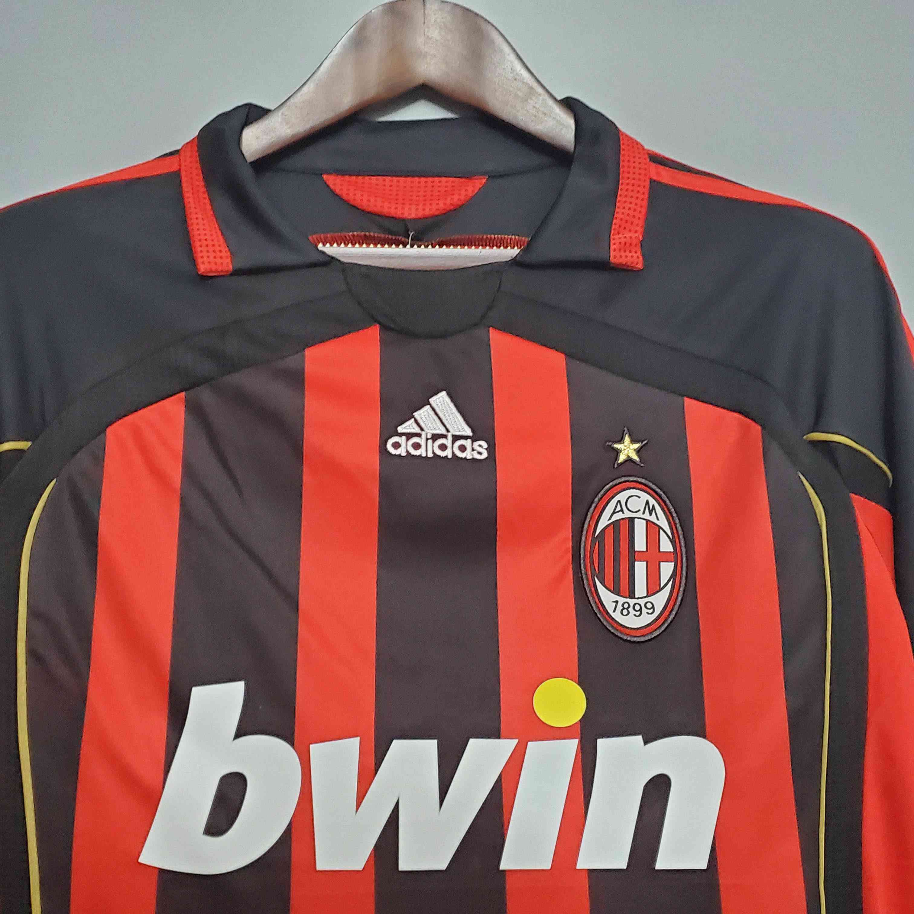 2006/2007 Retro AC Milan Home Football Shirt-mysite Custom Football Kit- Nextkits
