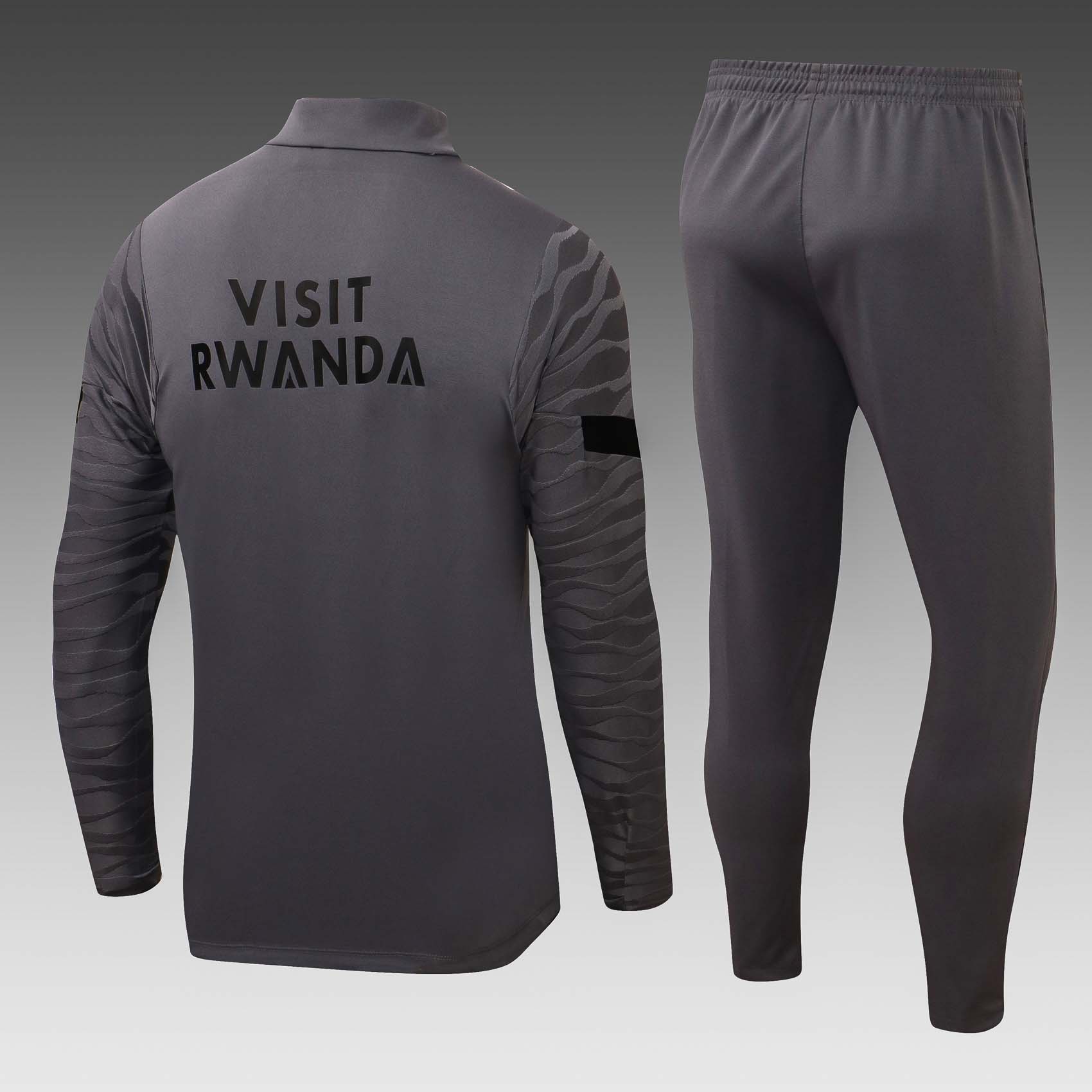 2021/2022 Psg Paris Saint-Germain Half-Pull Training Suit Gray Set-mysite Custom Football Kit- Nextkits