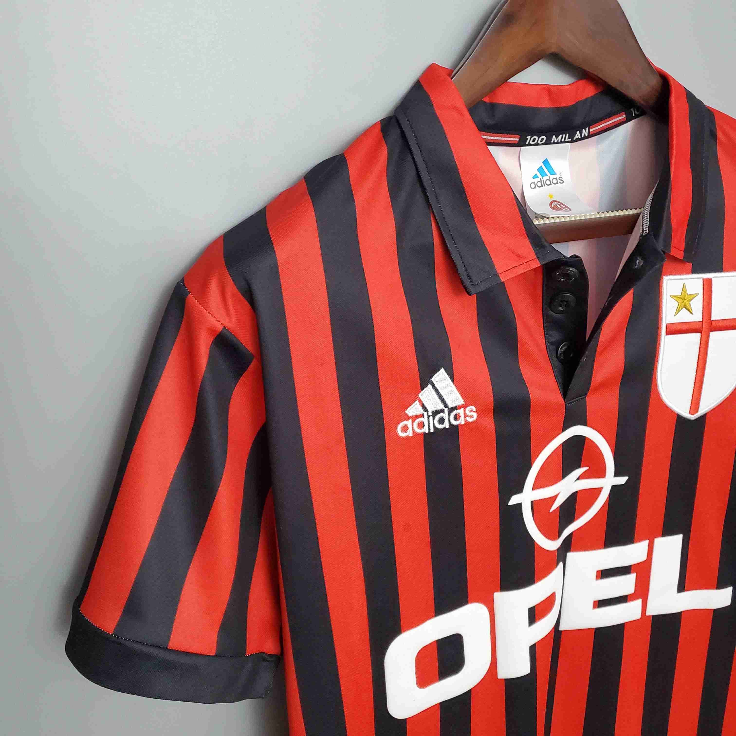 1999/2000 Retro AC Milan Home Football Shirt-mysite Custom Football Kit- Nextkits
