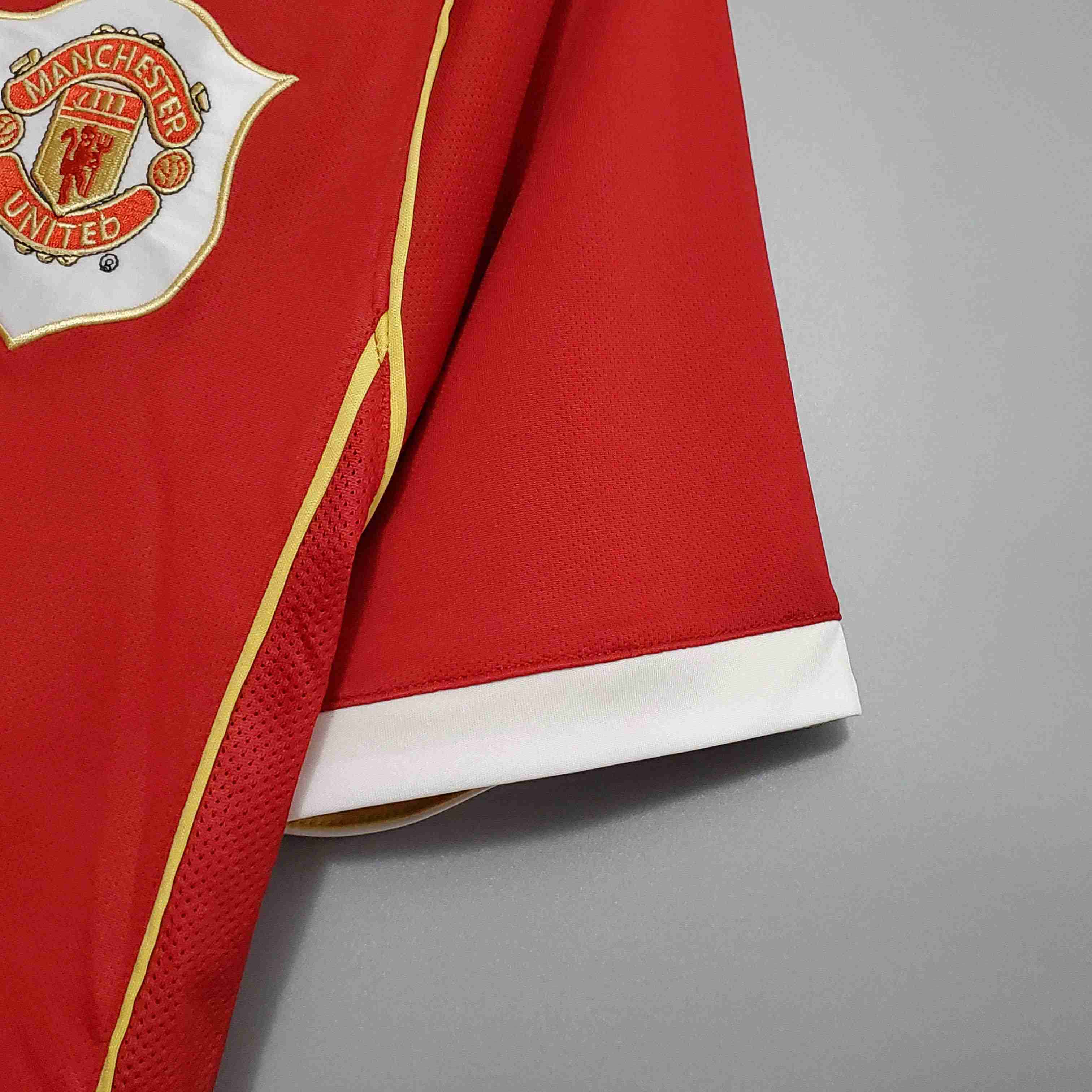 2006/2007 Retro Manchester United Home Football Shirt-mysite Custom Football Kit- Nextkits