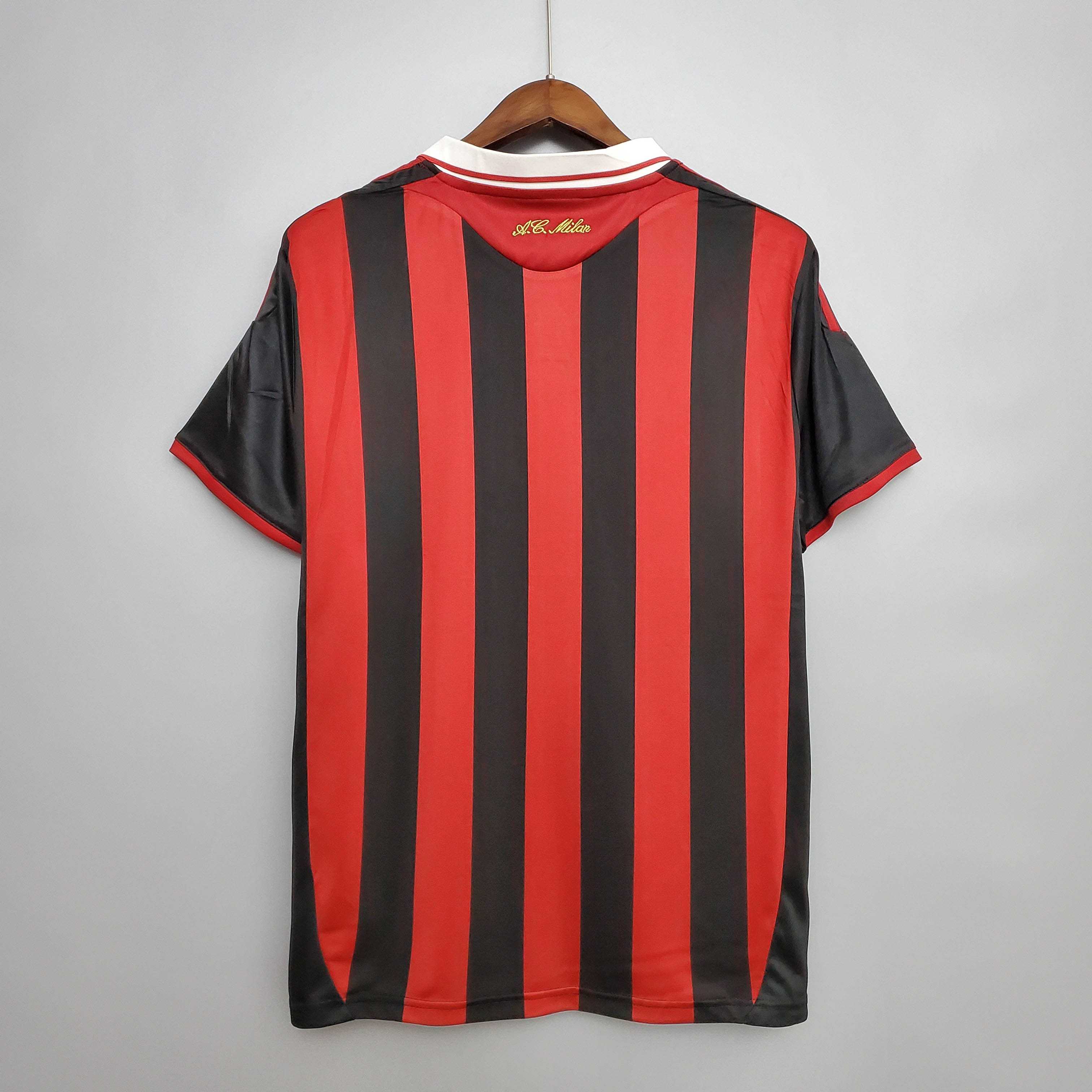 2009/2010 Retro AC Milan Home Football Shirt-mysite Custom Football Kit- Nextkits