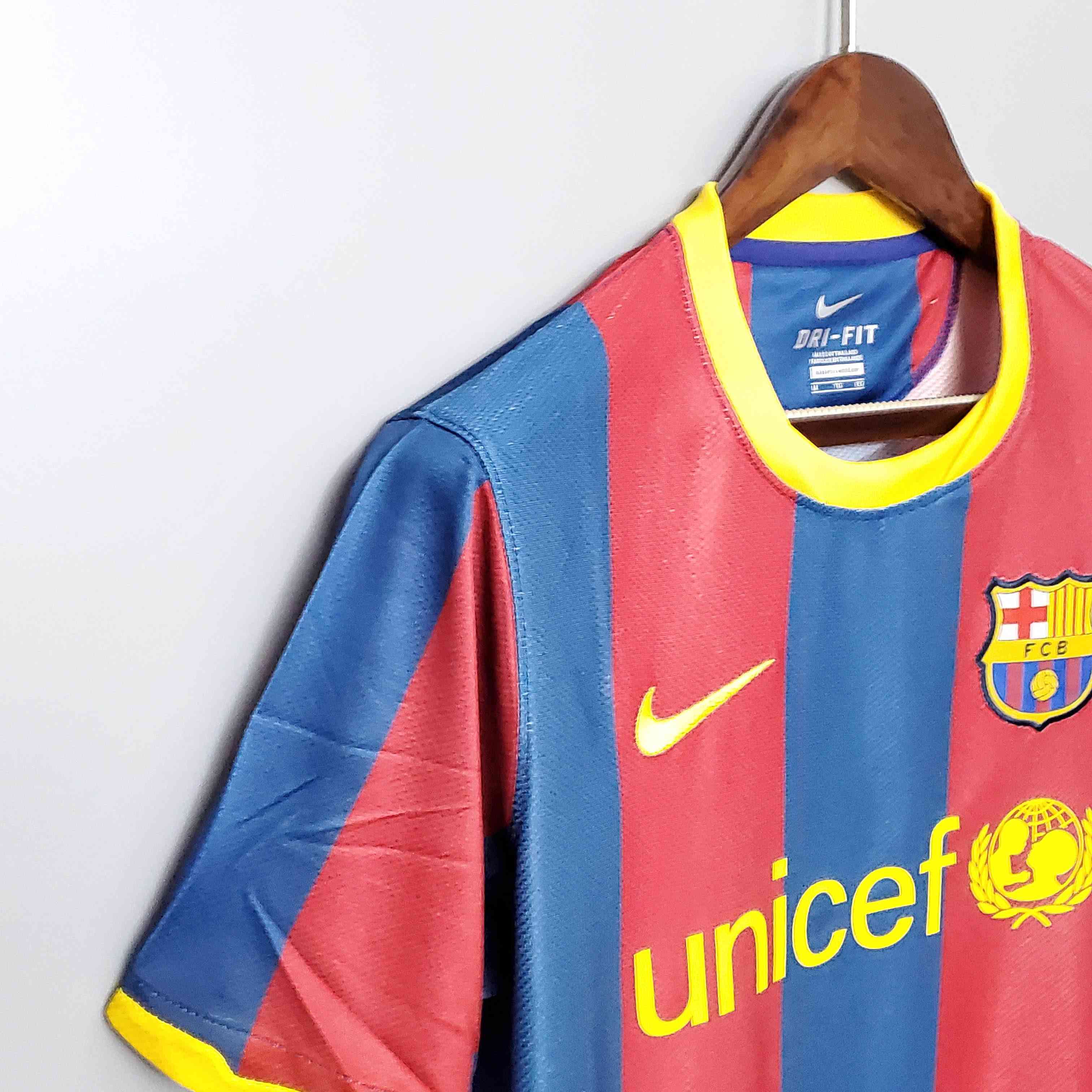 2010/2011 Retro Barcelona Home Football Shirt-mysite Custom Football Kit- Nextkits