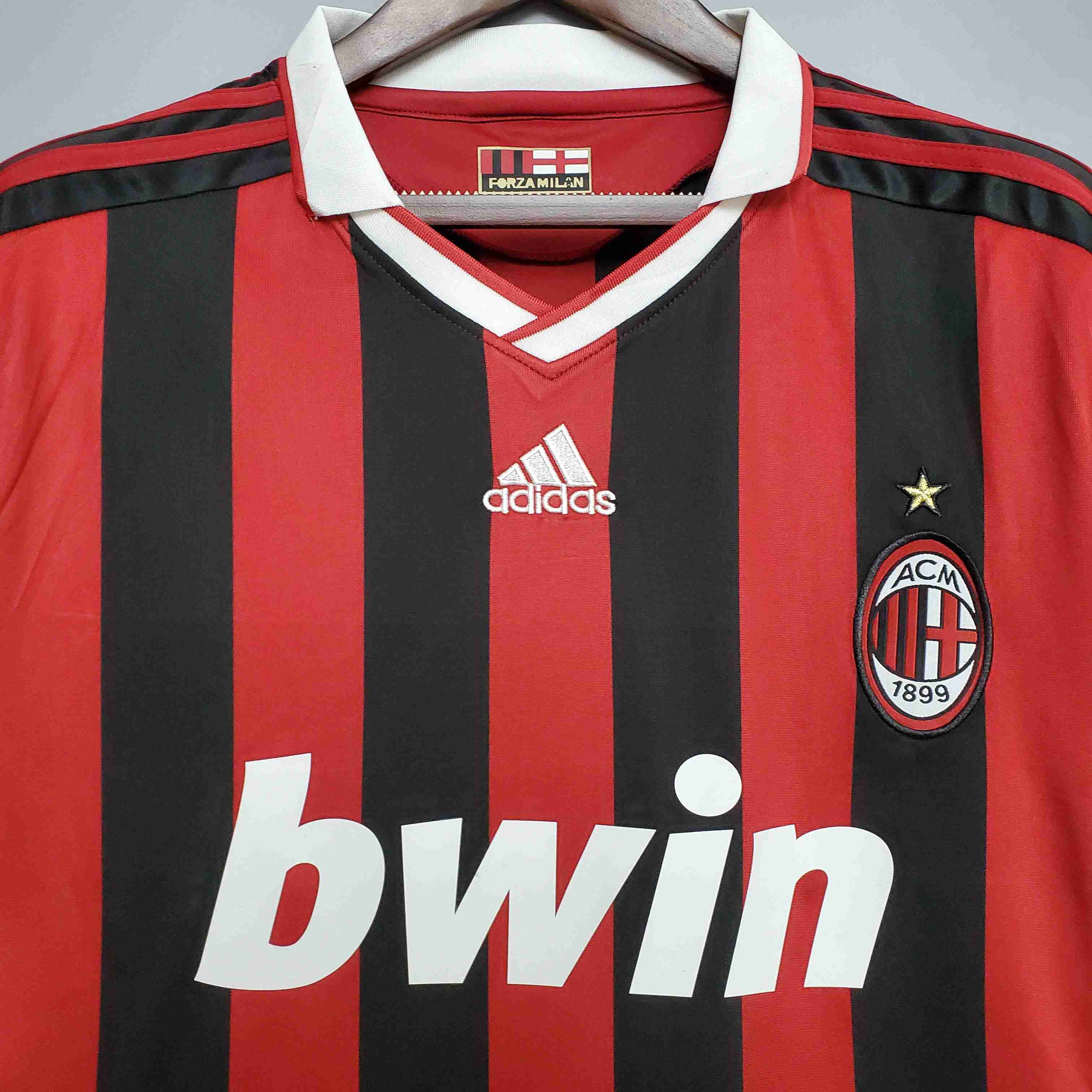 2009/2010 Retro AC Milan Home Football Shirt-mysite Custom Football Kit- Nextkits