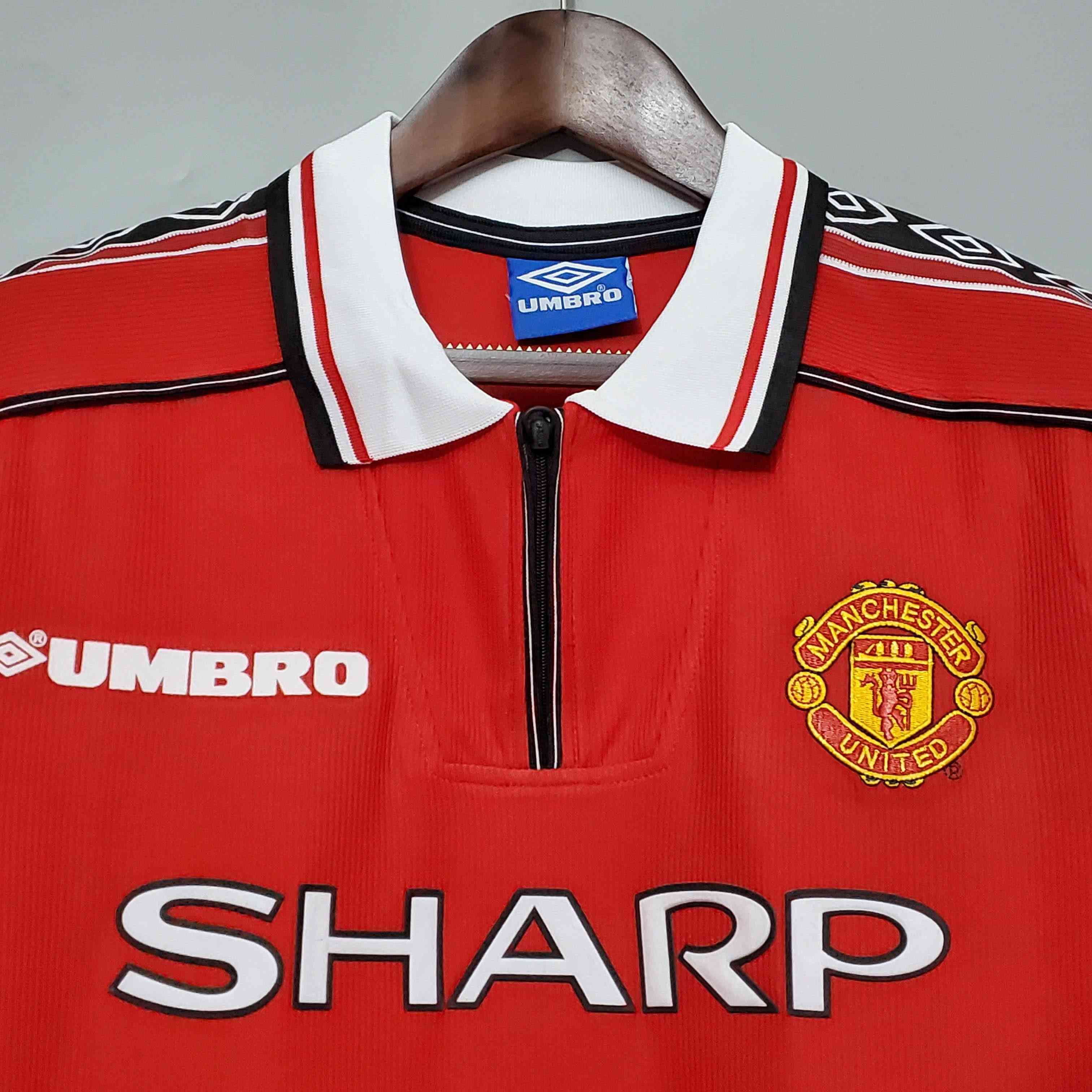 1998/1999 Retro Manchester United Home Football Shirt-mysite Custom Football Kit- Nextkits