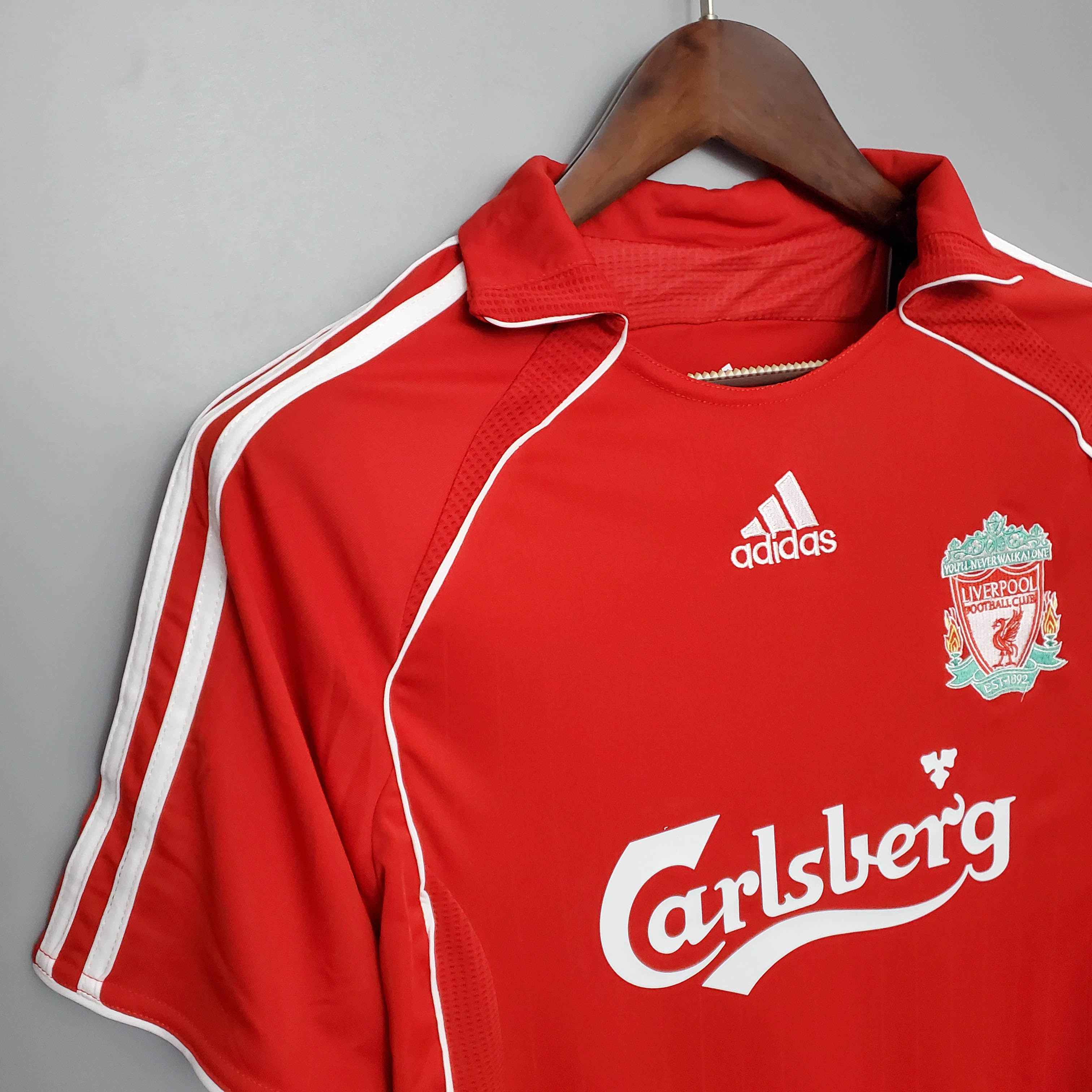 2006/2007 Retro Liverpool Football Shirt Home-mysite Custom Football Kit- Nextkits