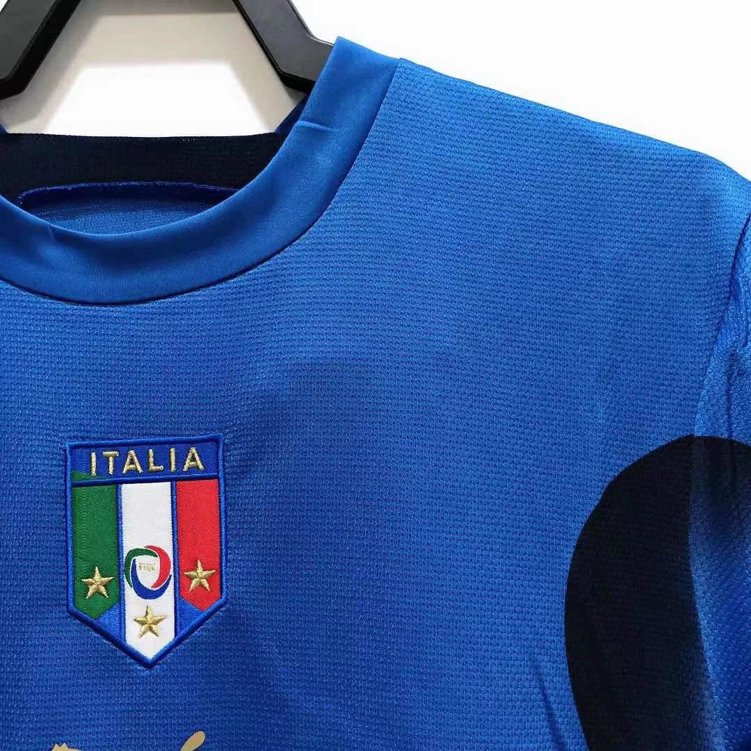 2006 Retro Italy Home Soccer Shirt-mysite Custom Football Kit- Nextkits