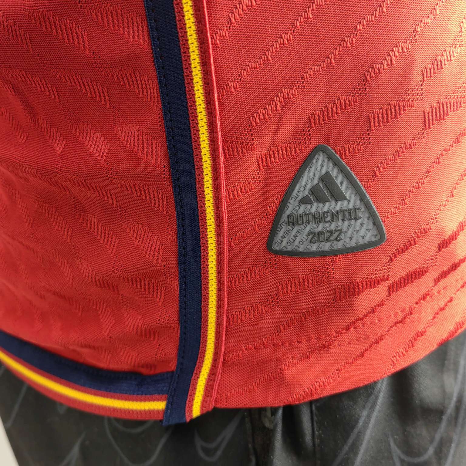 2022 FIFA World Cup Player Version Spain Home Soccer Shirt-mysite Custom Football Kit- Nextkits