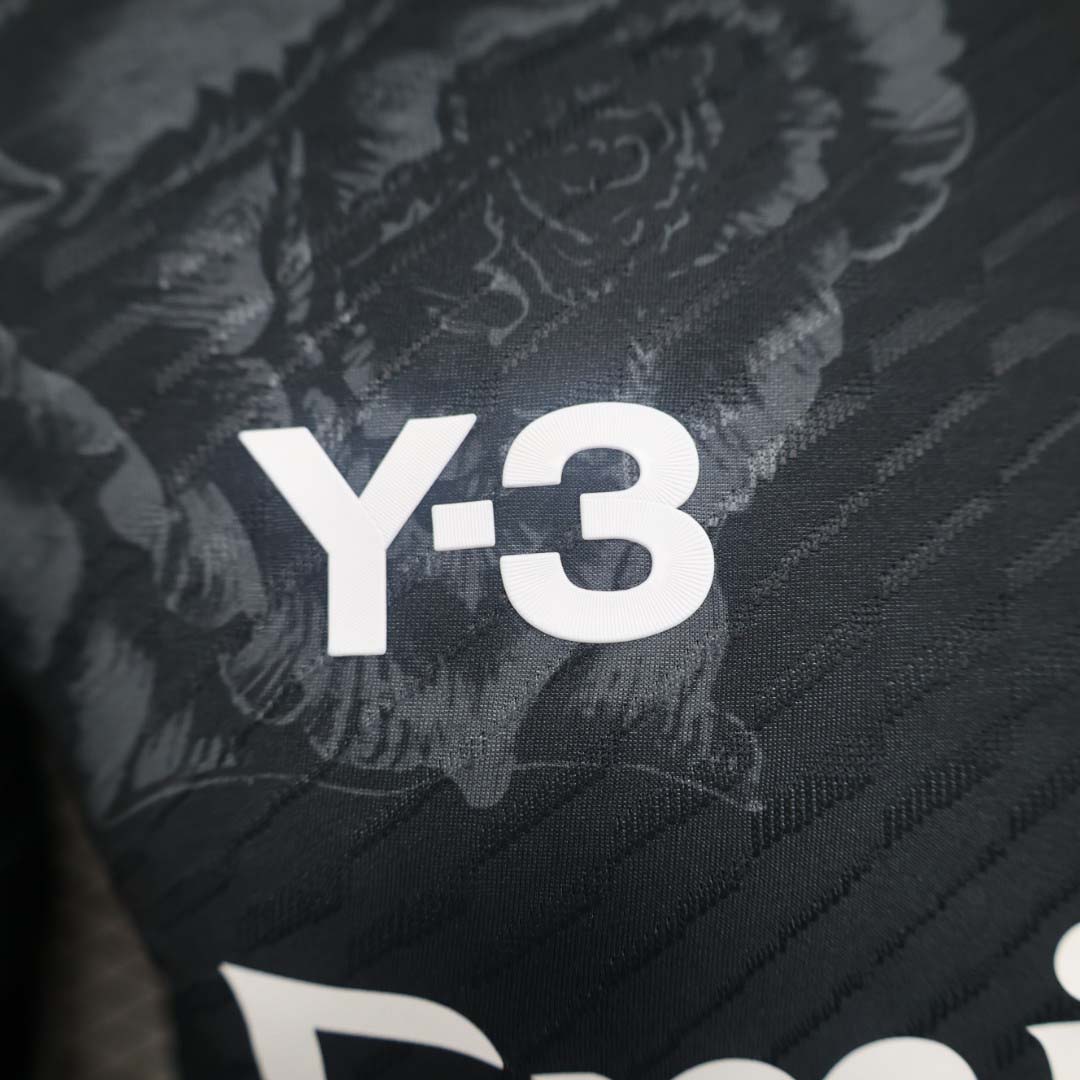 2024/2025 Player Version Real Madrid Y-3 Special Edition Black Football Shirt-mysite Custom Football Kit- Nextkits