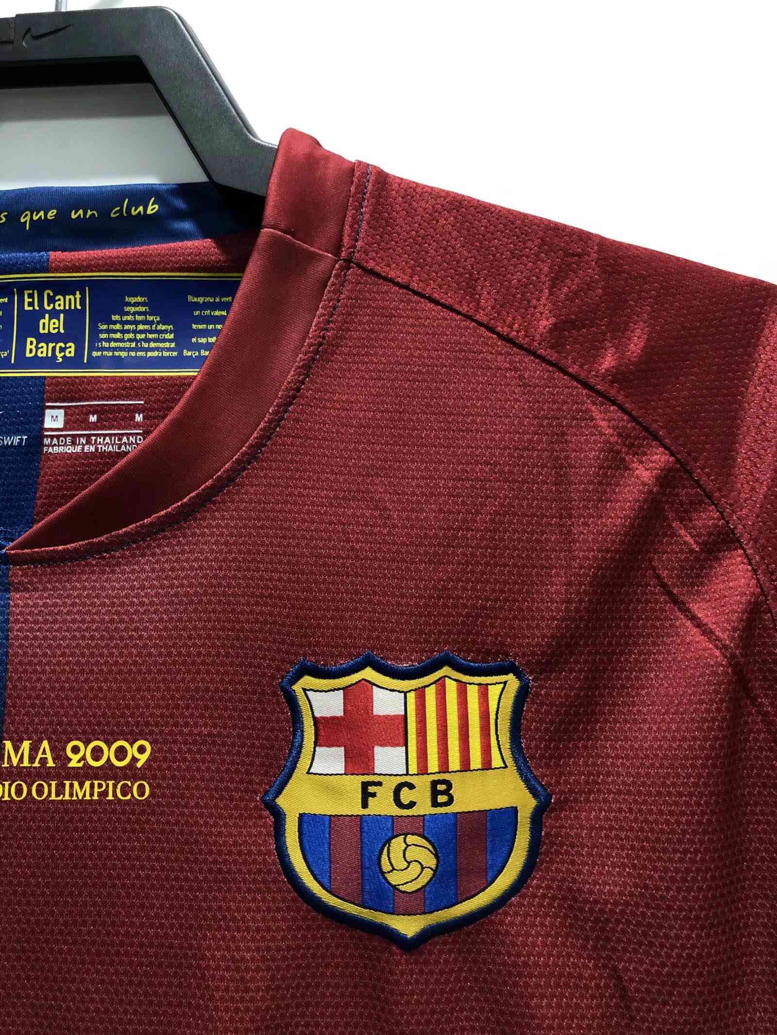 2008/2009 Retro Barcelona Football Shirt Home Champions League-mysite Custom Football Kit- Nextkits