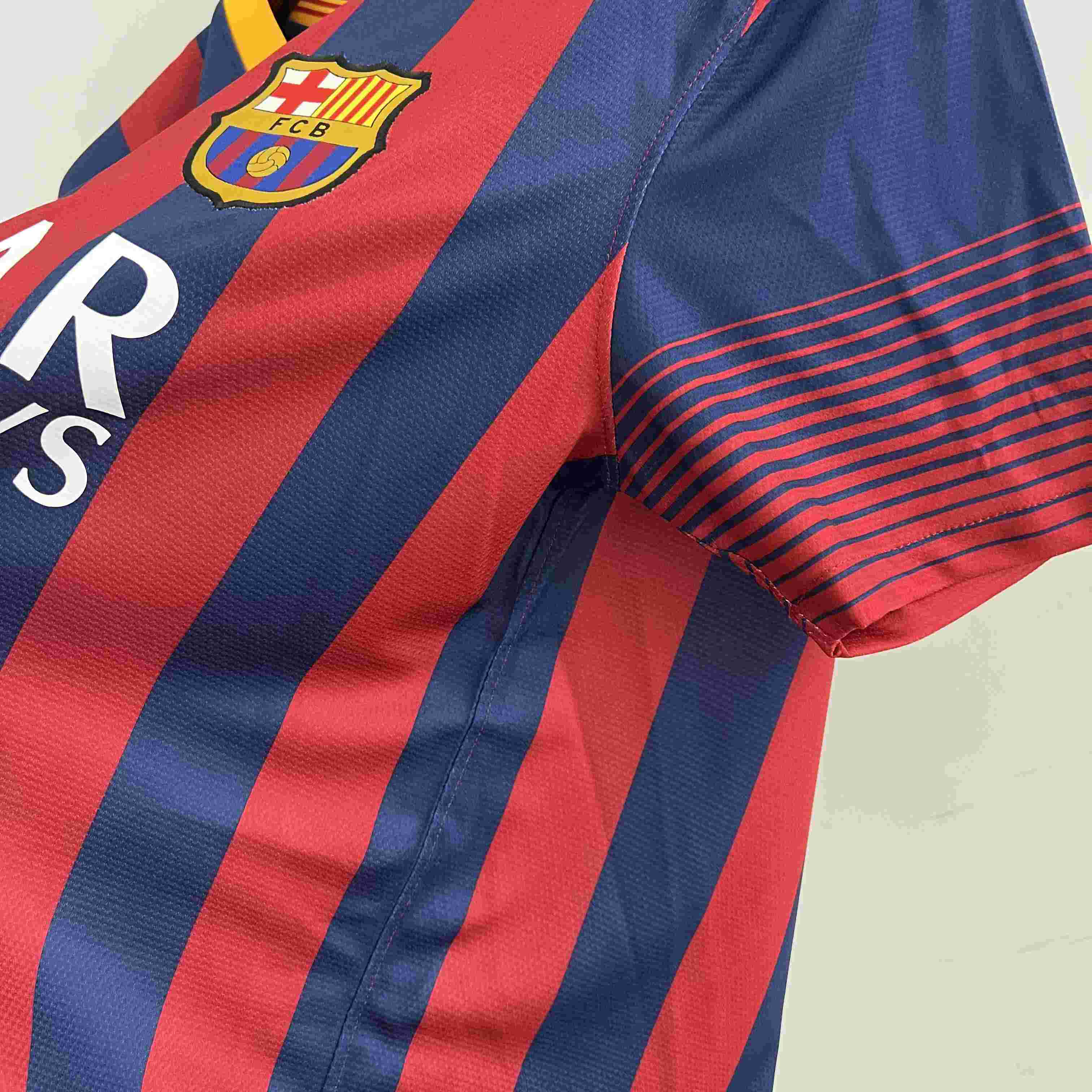 2013/2014 Retro Barcelona Home Football Shirt-mysite Custom Football Kit- Nextkits