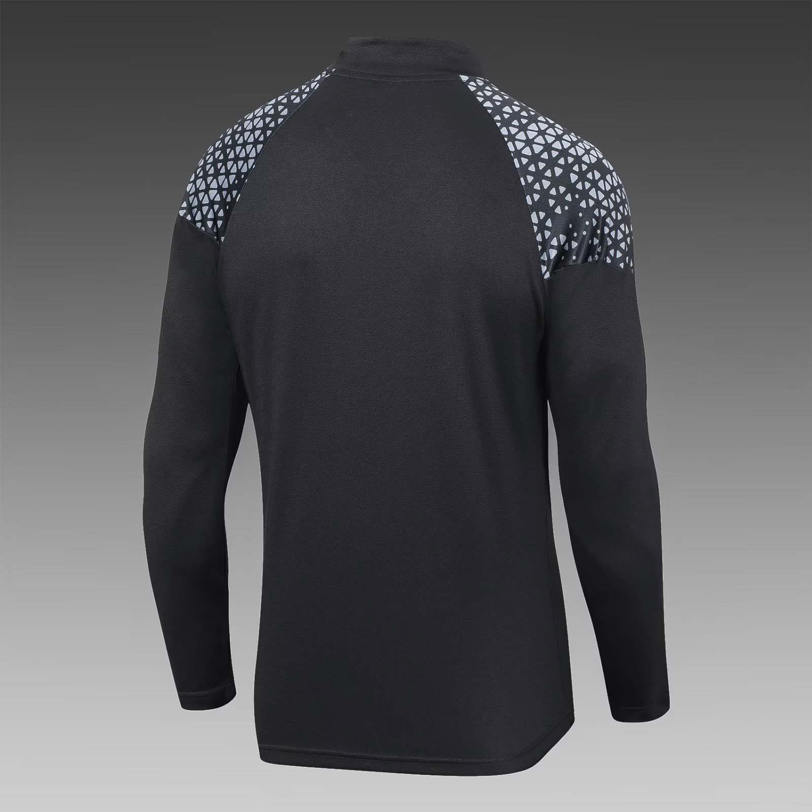 2023/2024 Olympique de Marseille Half-Pull Training Suit Black Football Jersey Set-mysite Custom Football Kit- Nextkits