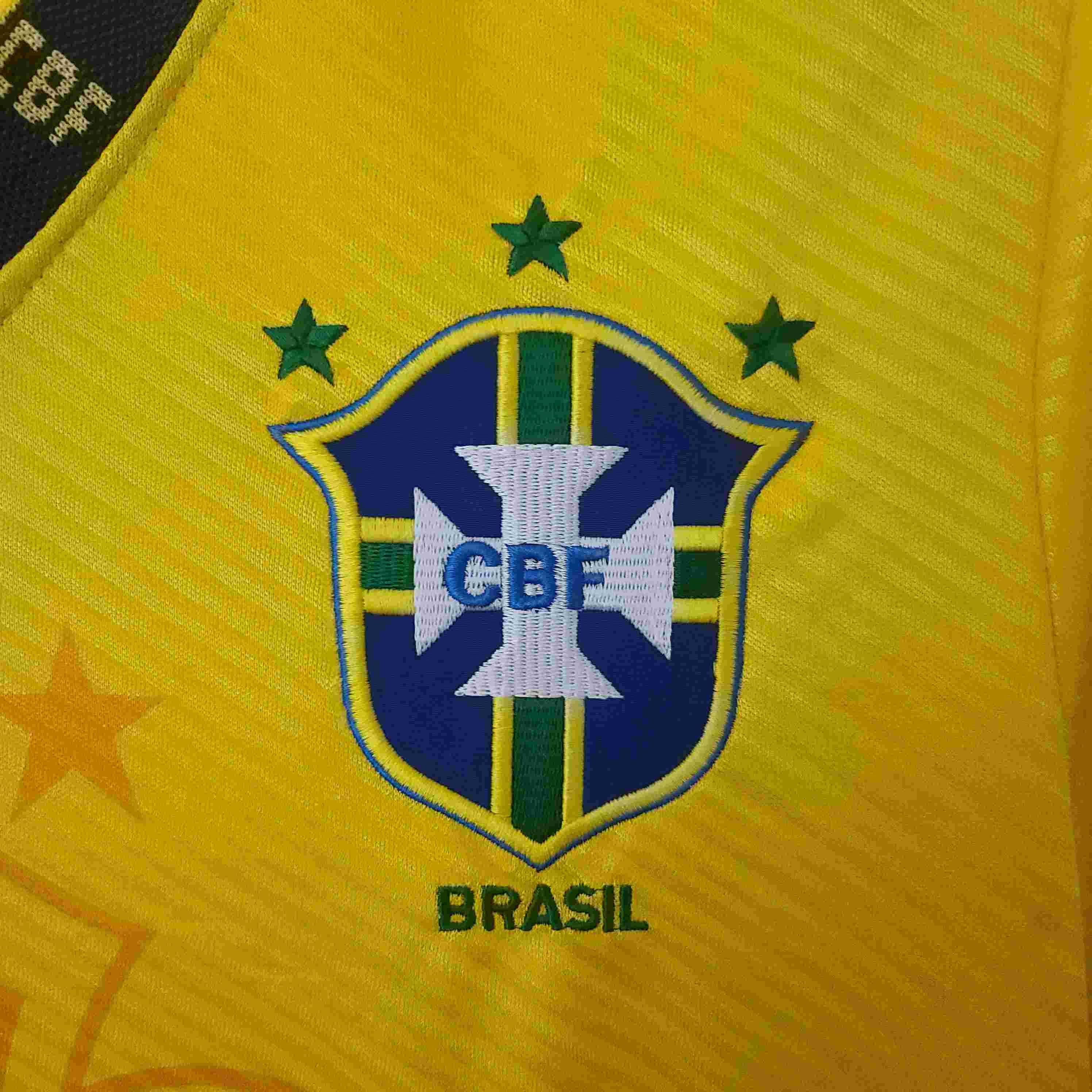 1994 Retro Brazil Home Soccer Jersey-mysite Custom Football Kit- Nextkits