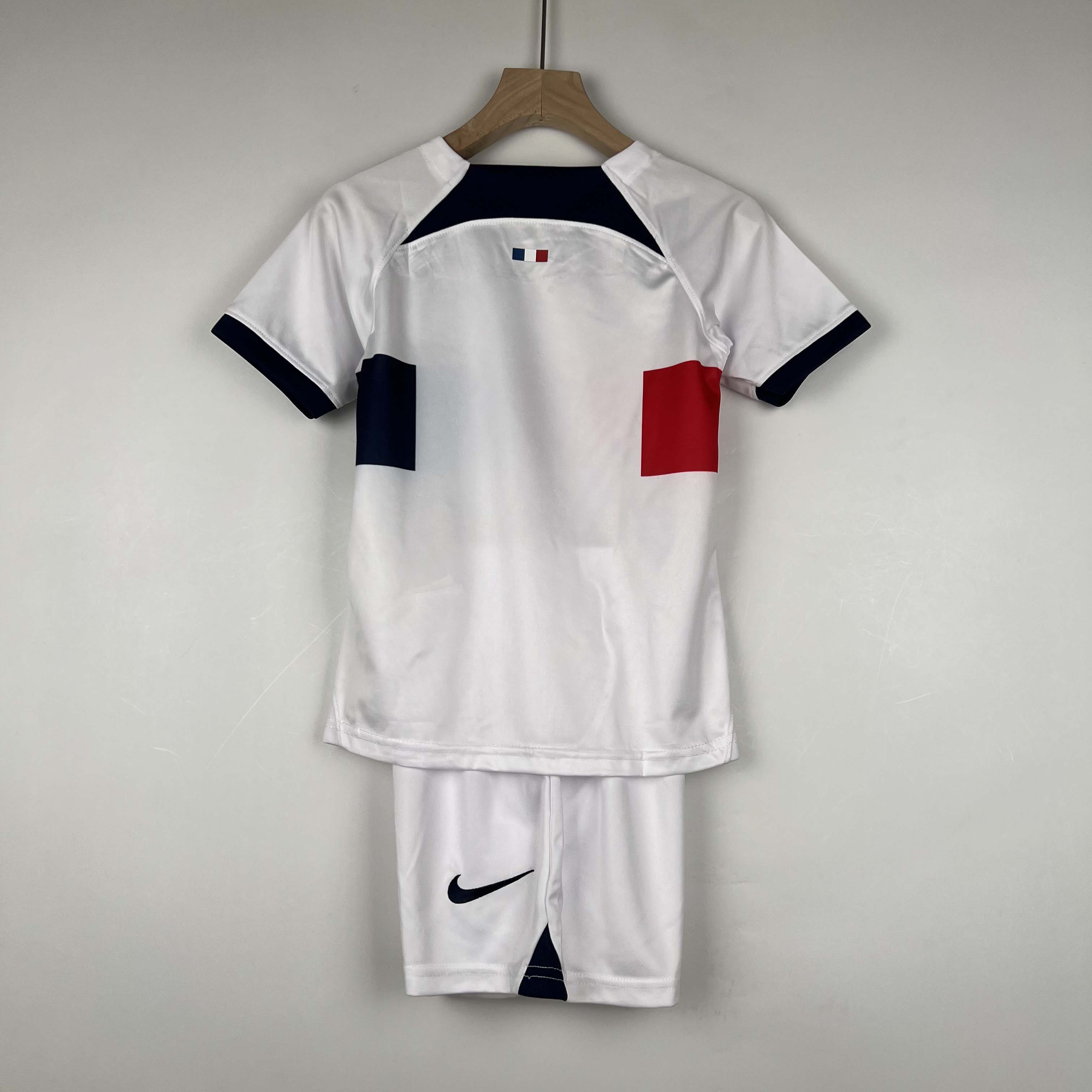 2023/2024 Psg Paris Saint-Germain Away Football Shirt Kids Size Suit-mysite Custom Football Kit- Nextkits