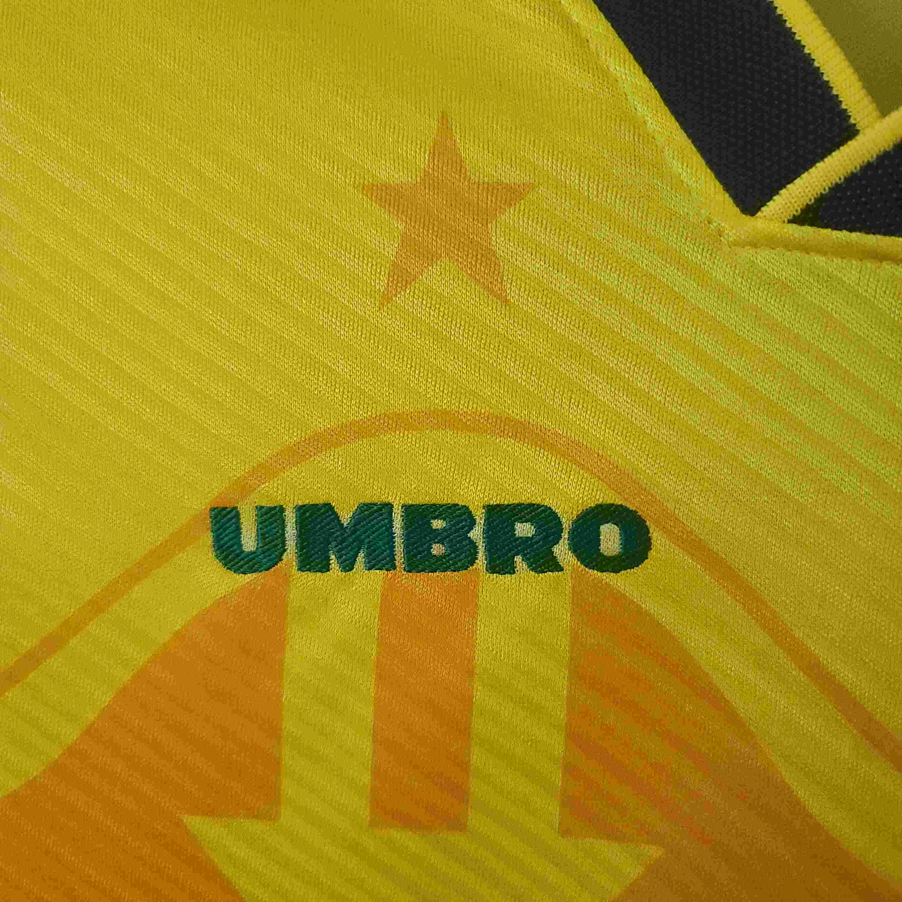 1994 Retro Brazil Home Soccer Jersey-mysite Custom Football Kit- Nextkits