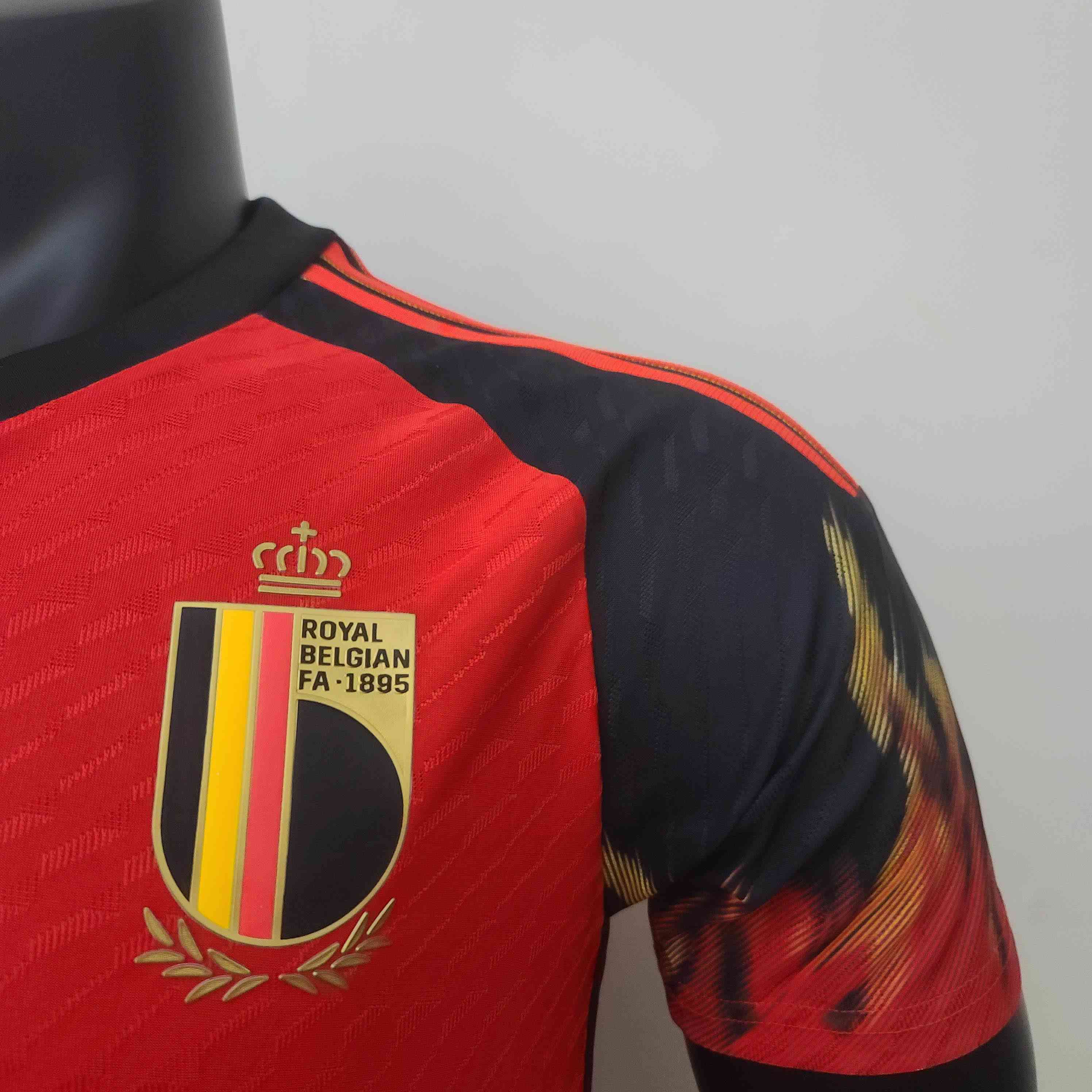 2022 FIFA World Cup Player Version Belgium Home Soccer Shirt-mysite Custom Football Kit- Nextkits