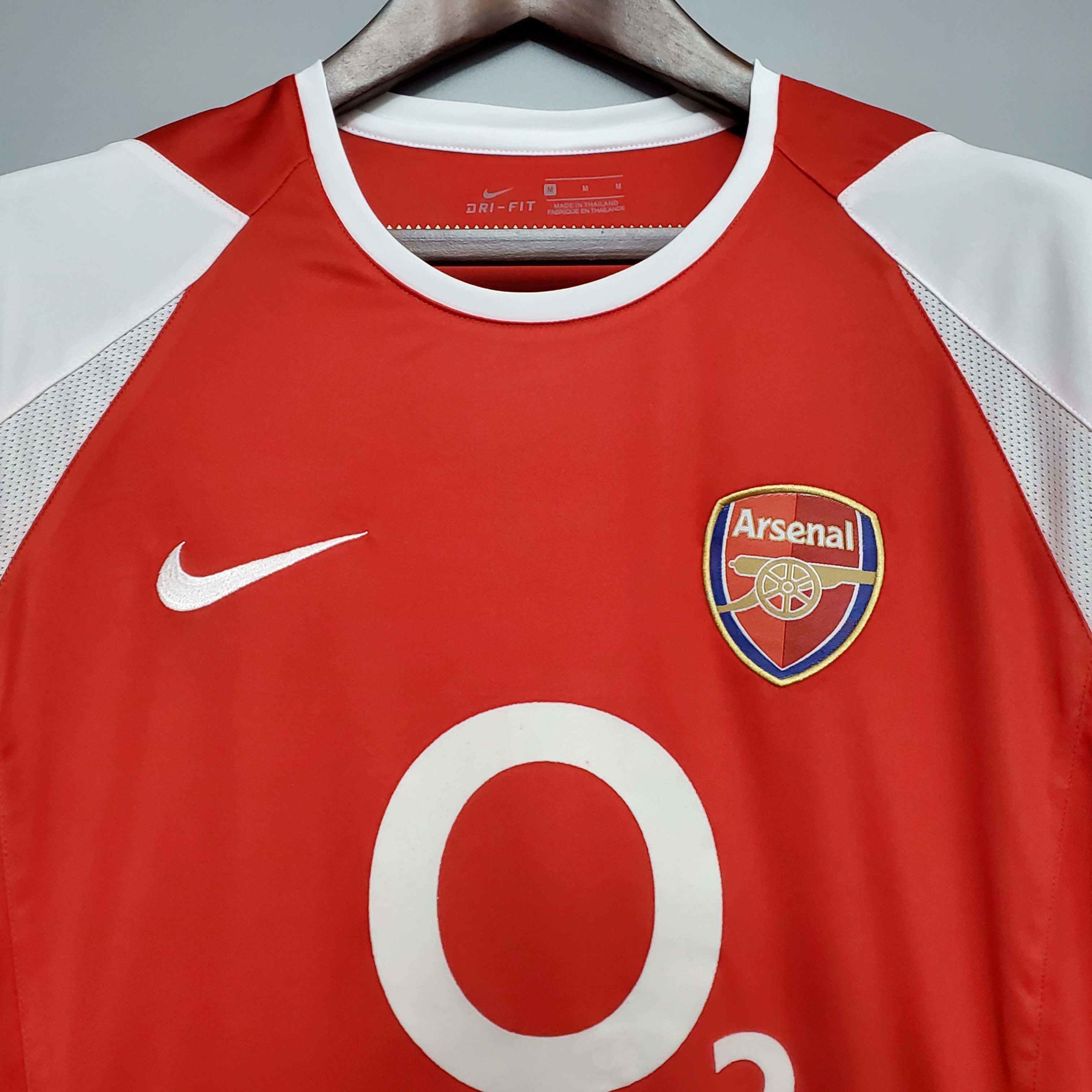 2002/2004 Retro Arsenal Home Football Shirt-mysite Custom Football Kit- Nextkits