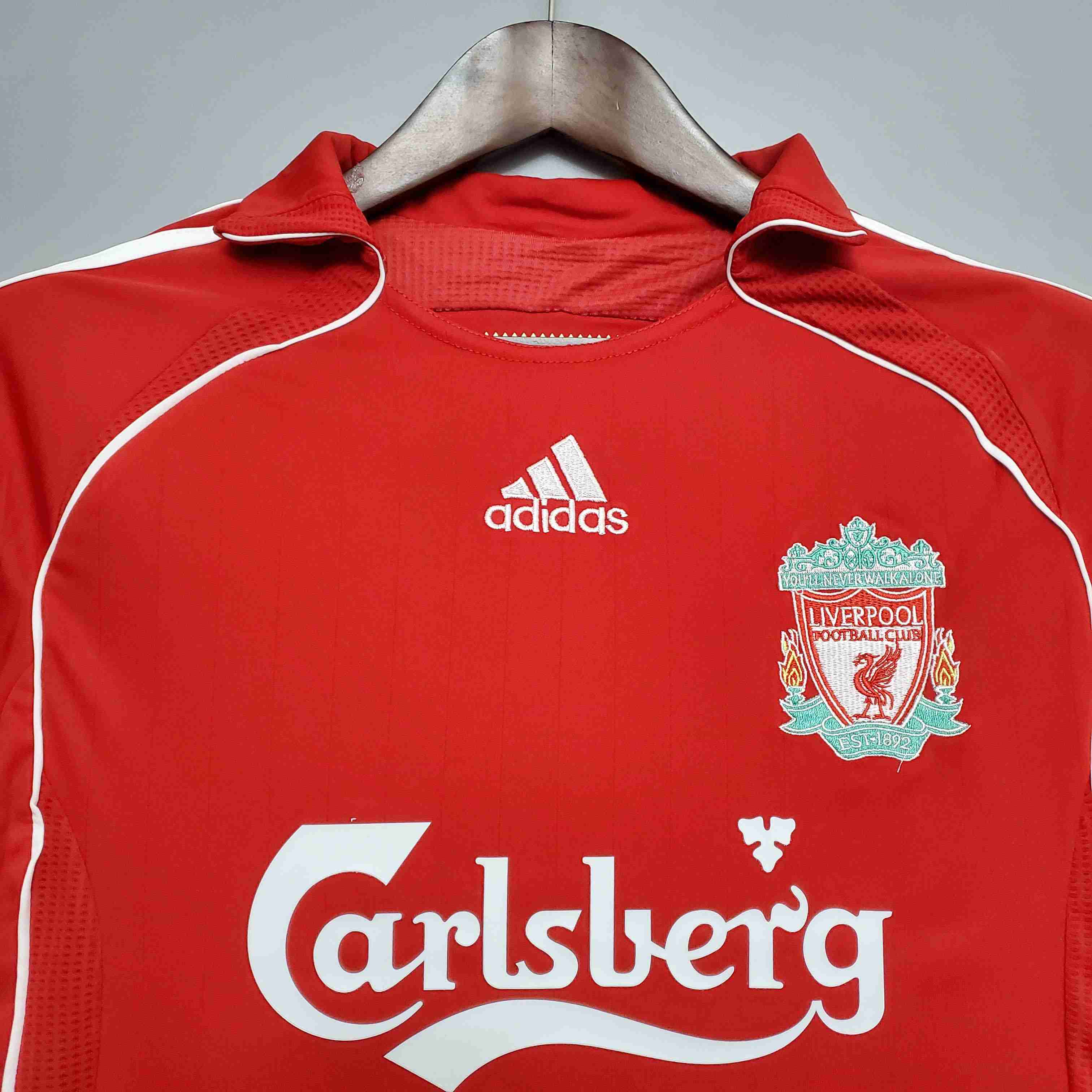 2006/2007 Retro Liverpool Football Shirt Home-mysite Custom Football Kit- Nextkits