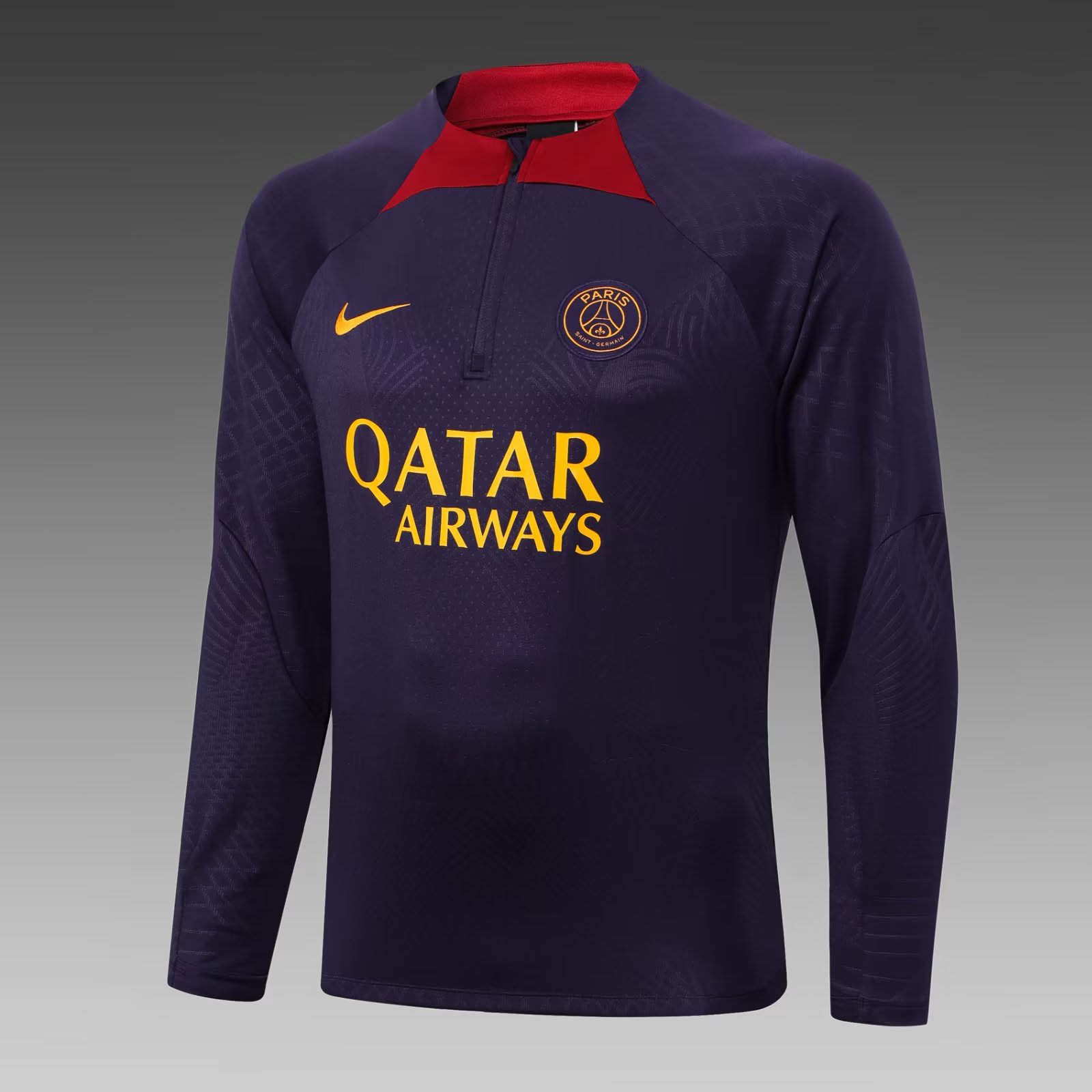 2023/2024 Psg Paris Saint-Germain Half-Pull Training Suit Purple Set-mysite Custom Football Kit- Nextkits