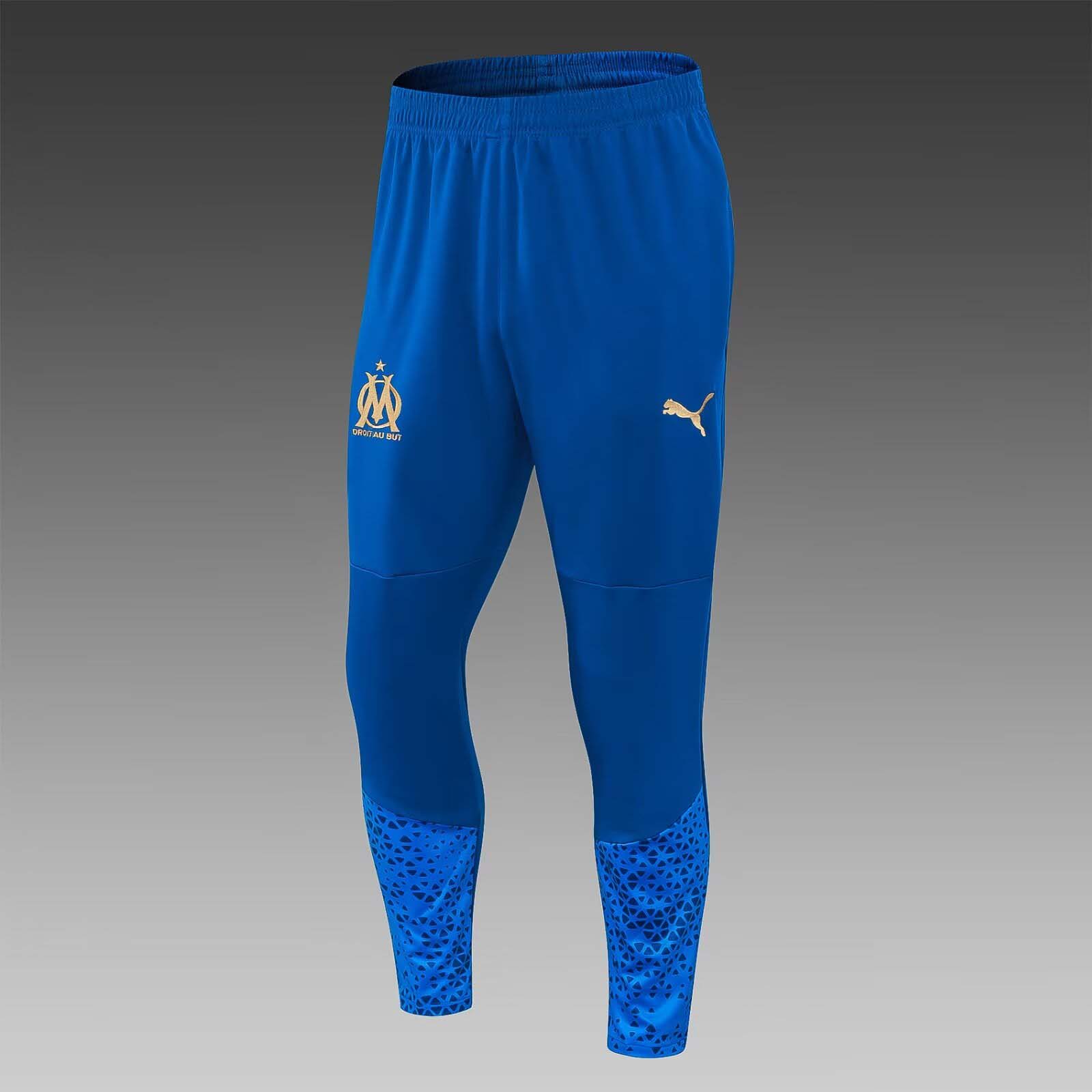 2023/2024 Olympique de Marseille Half-Pull Training Suit Light blue Football Jersey Set-mysite Custom Football Kit- Nextkits