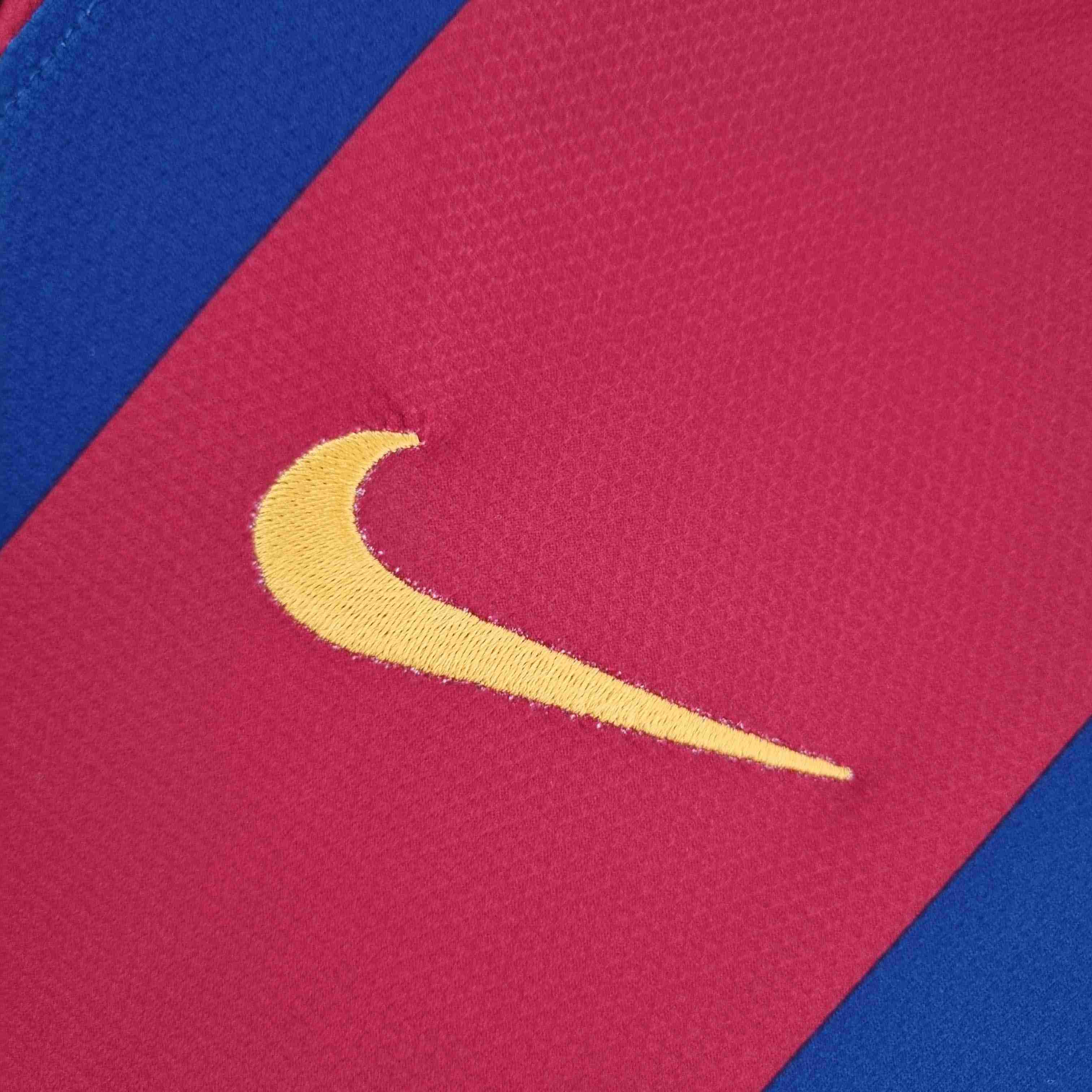 2010/2011 Retro Long Sleeve Barcelona Home Football Shirt-mysite Custom Football Kit- Nextkits