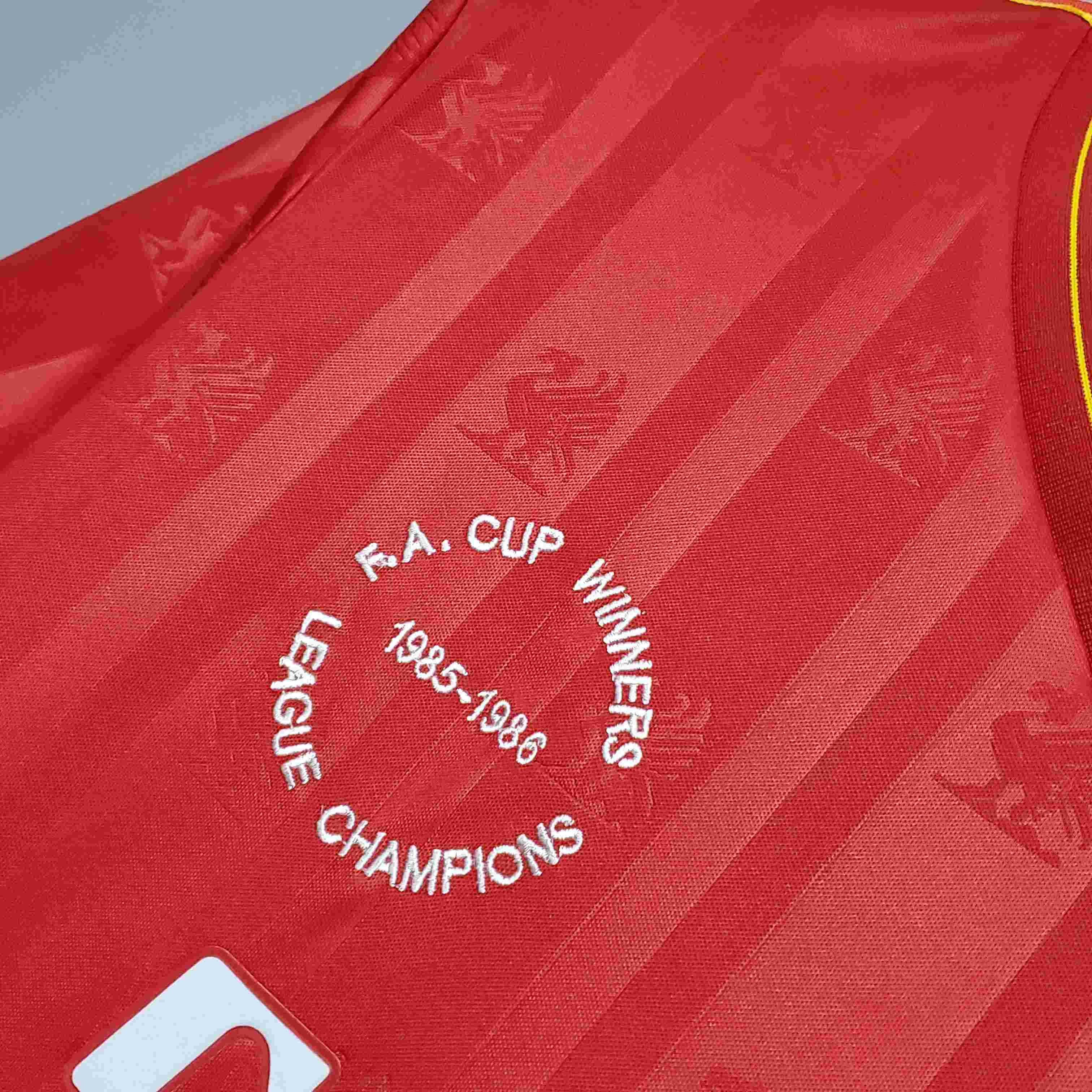 1985/1986 Retro Liverpool Home Football Shirt-mysite Custom Football Kit- Nextkits