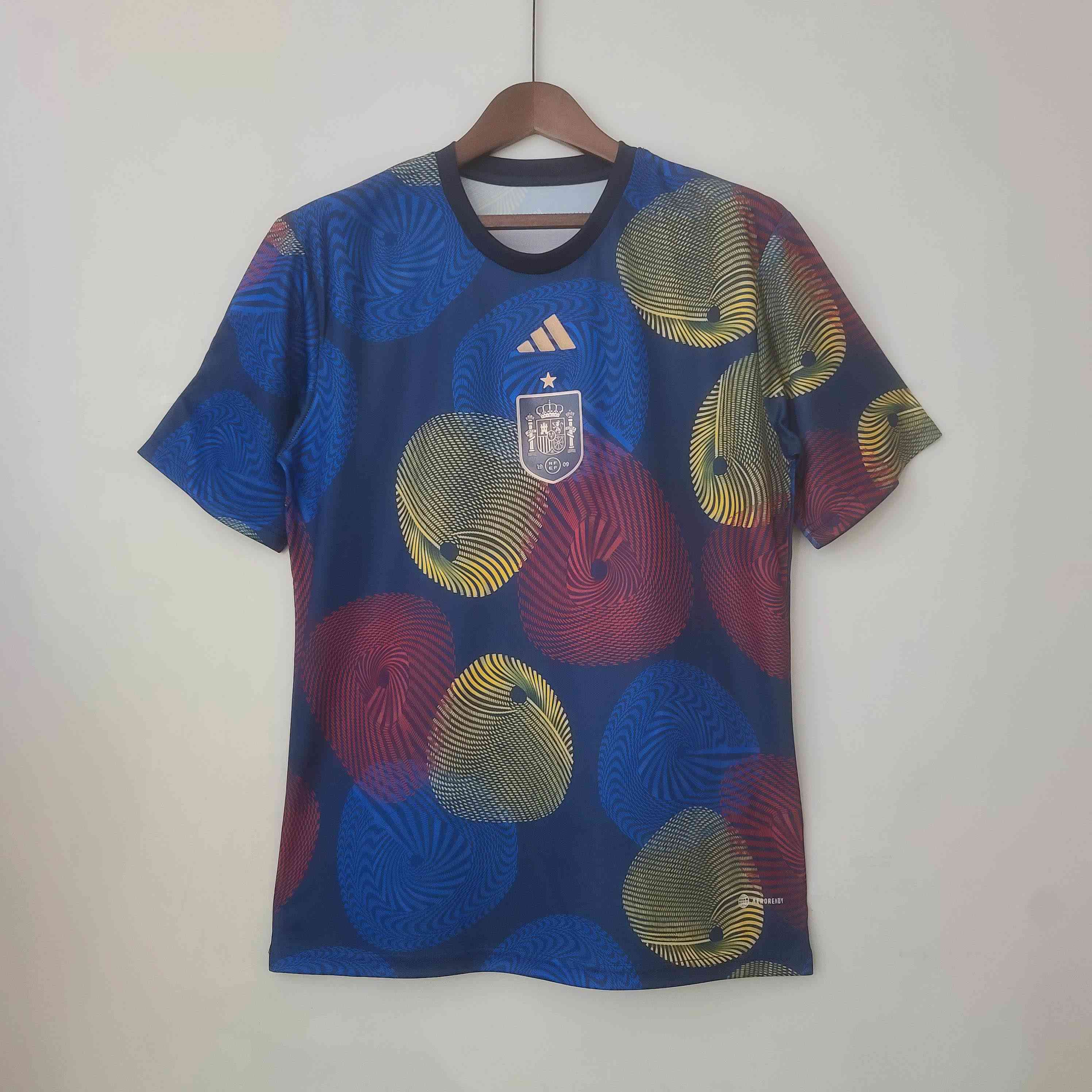 2022 Spain Training Wear Colorful Soccer Shirt-mysite Custom Football Kit- Nextkits