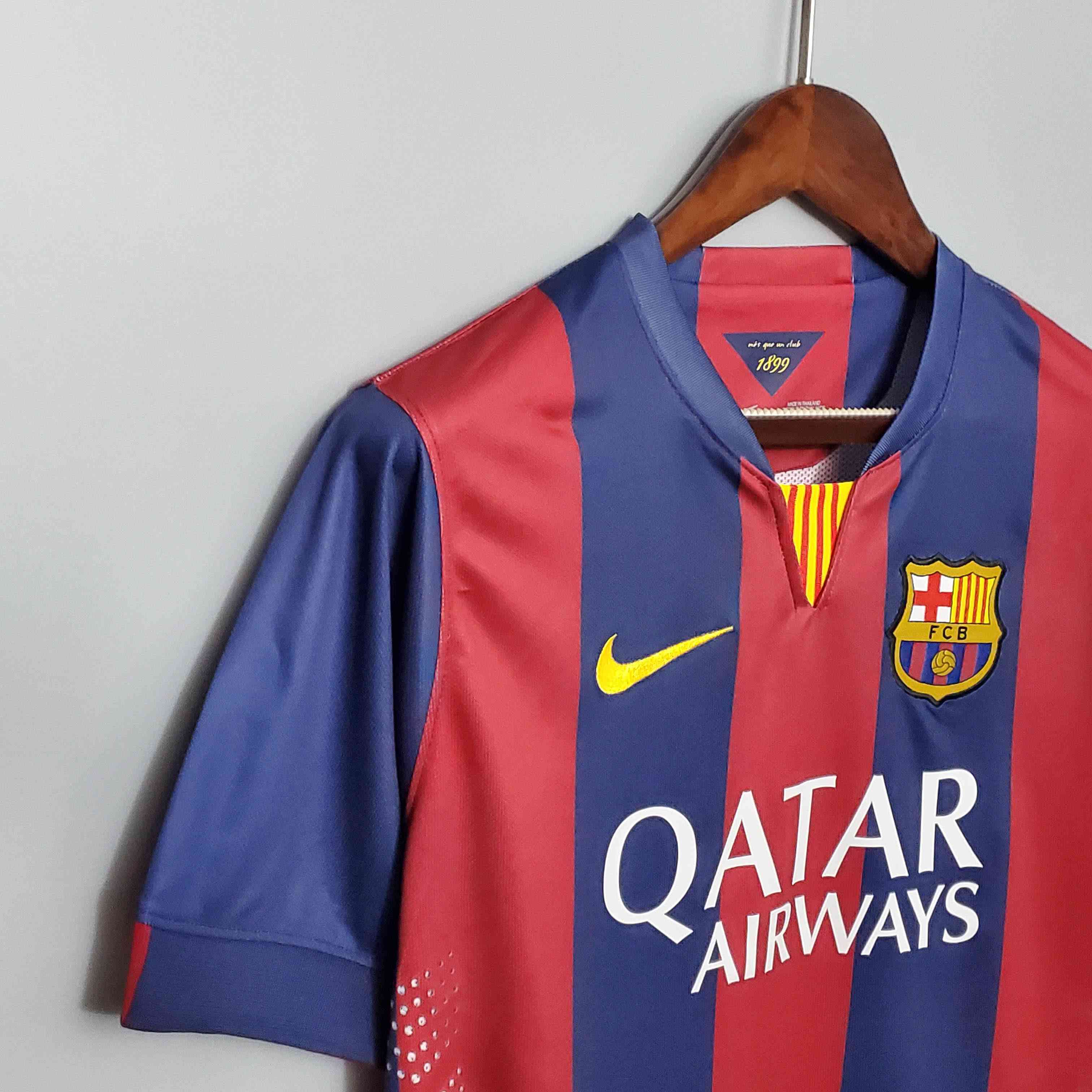 2014/2015 Retro Barcelona Football Shirt Home-mysite Custom Football Kit- Nextkits