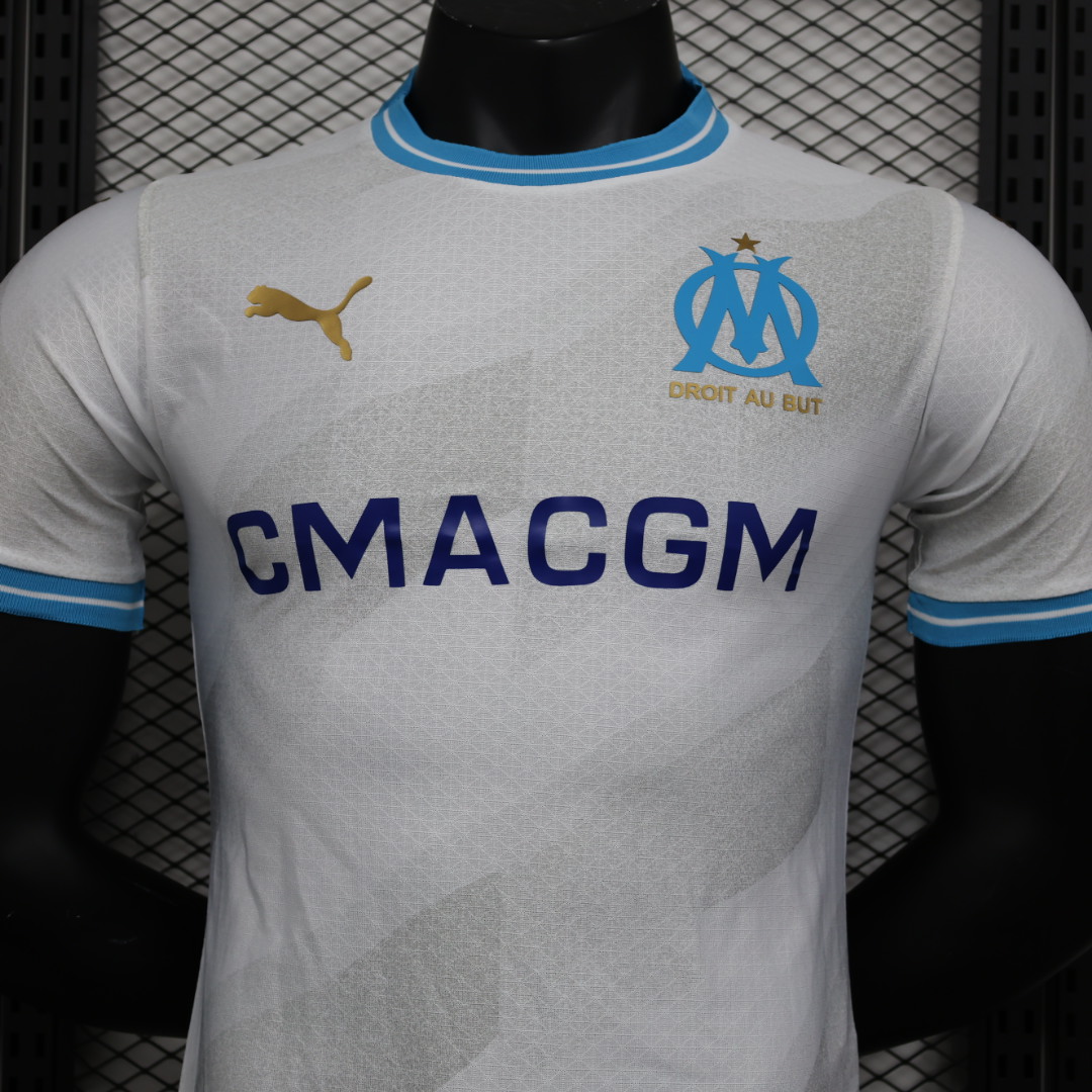 2023/2024 Player Version Olympique de Marseille Home Football Jersey-mysite Custom Football Kit- Nextkits