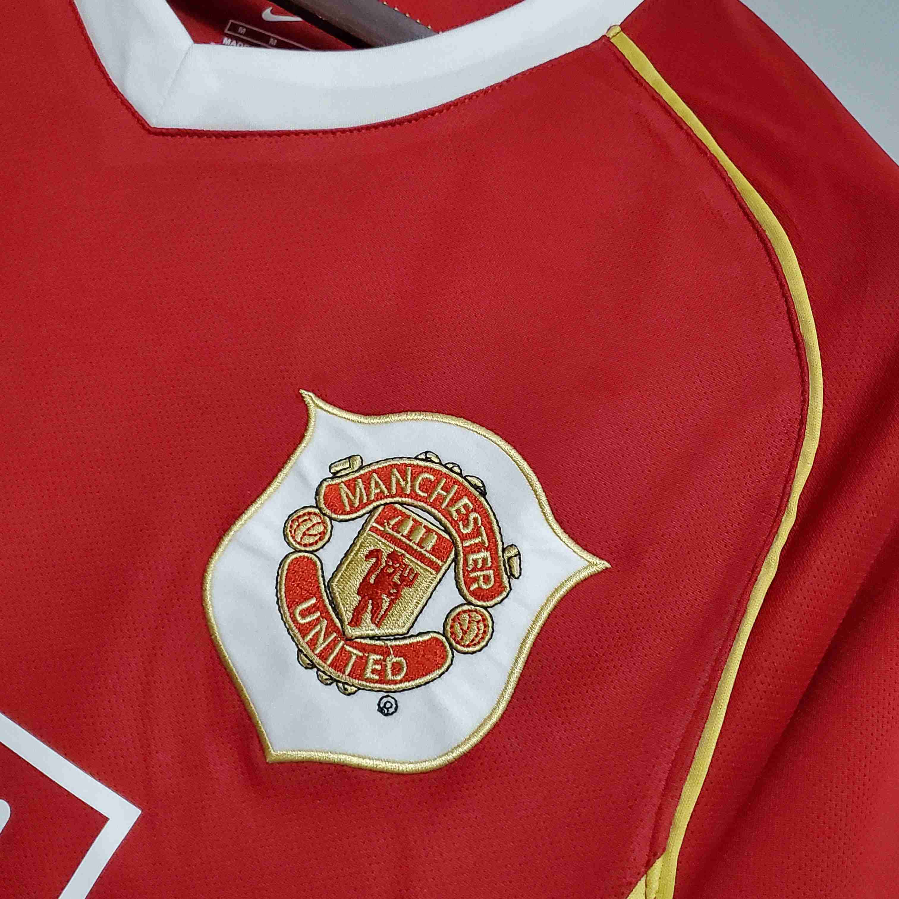 2006/2007 Retro Manchester United Home Football Shirt-mysite Custom Football Kit- Nextkits
