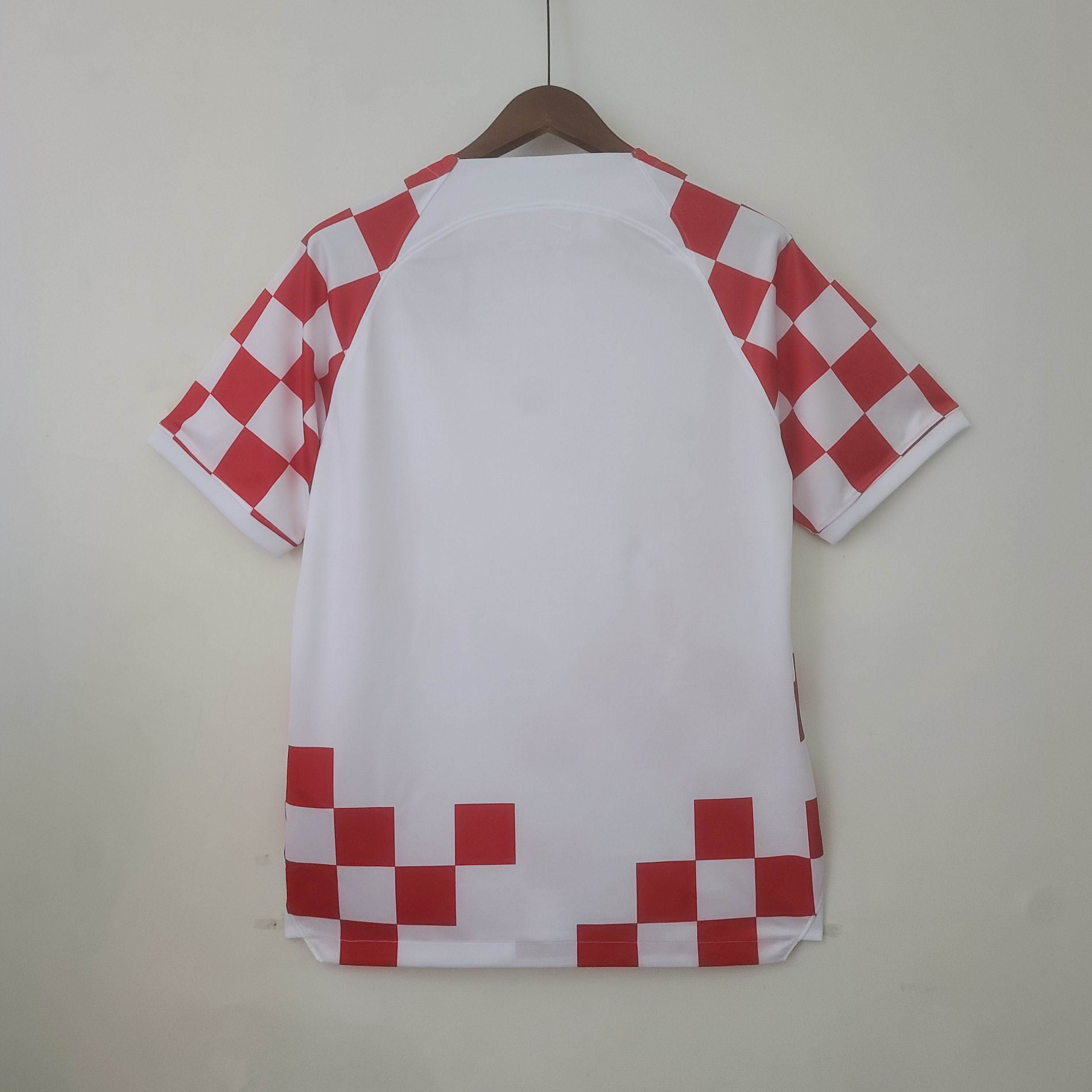 2022 FIFA World Cup Croatia Home Soccer Shirt-mysite Custom Football Kit- Nextkits