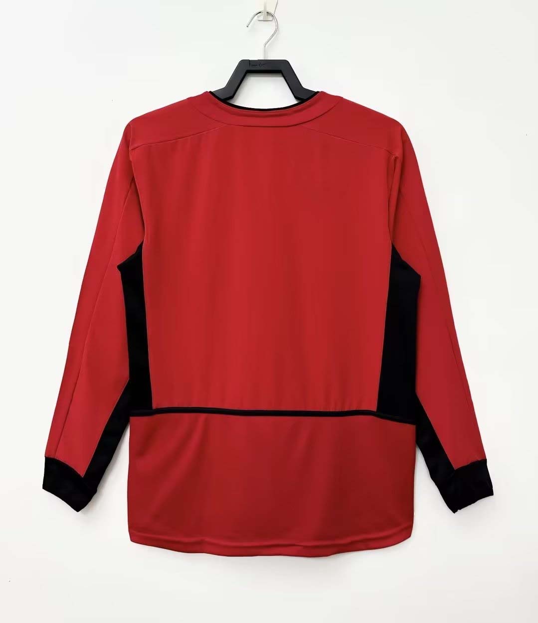 2002-2004 Retro Long Sleeve Manchester United Home Football Shirt-mysite Custom Football Kit- Nextkits