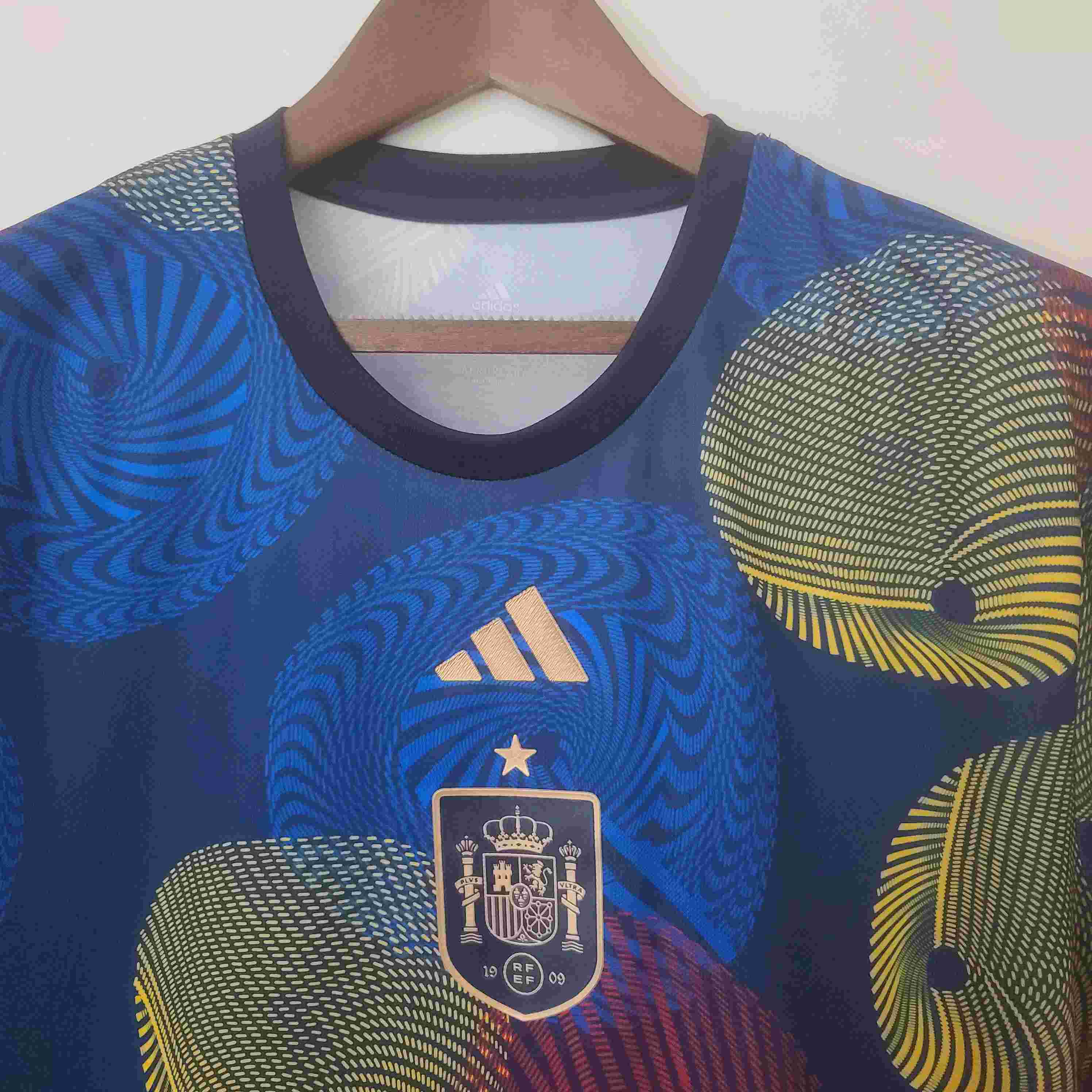 2022 Spain Training Wear Colorful Soccer Shirt-mysite Custom Football Kit- Nextkits