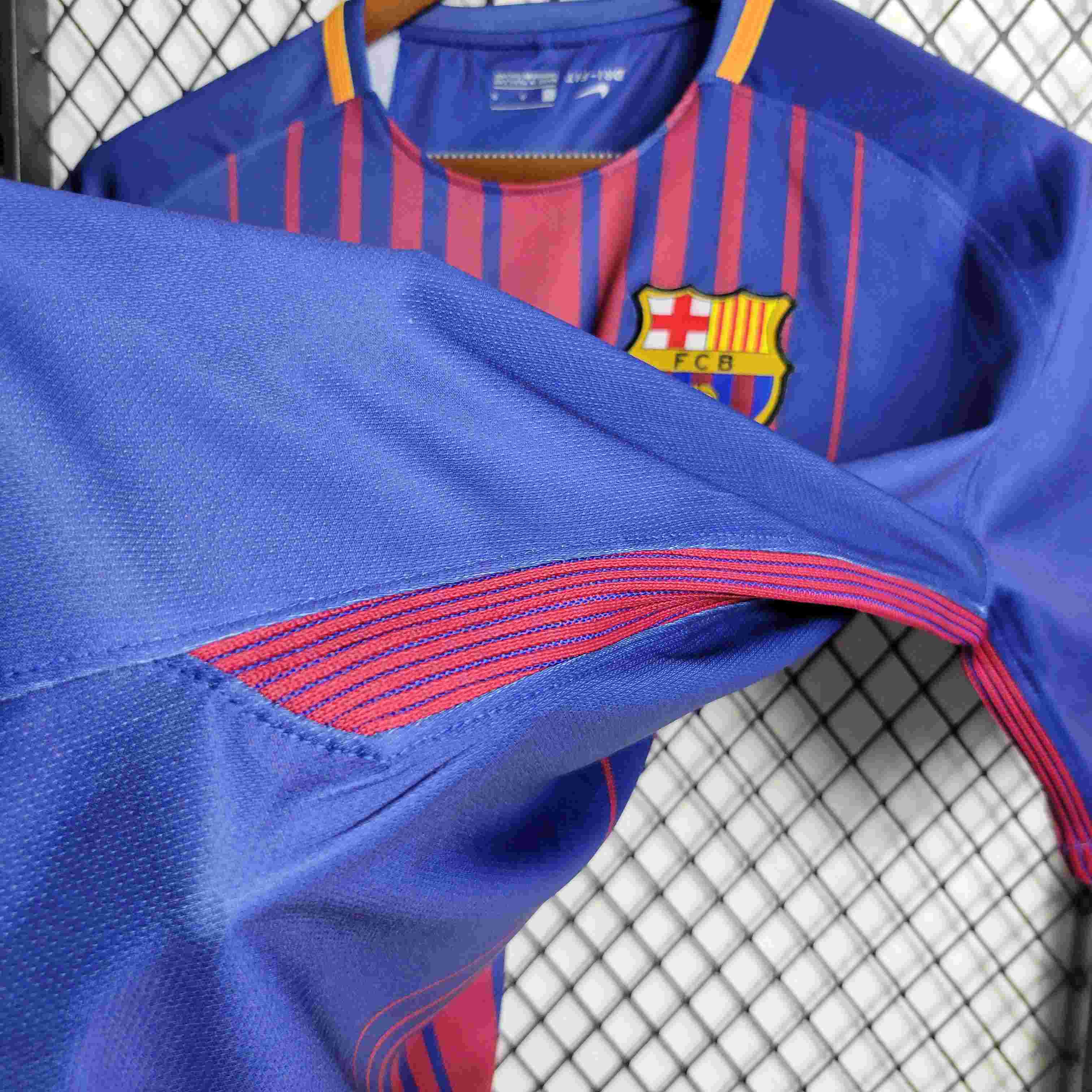 2017/2018 Retro Barcelona Home Football Shirt-mysite Custom Football Kit- Nextkits